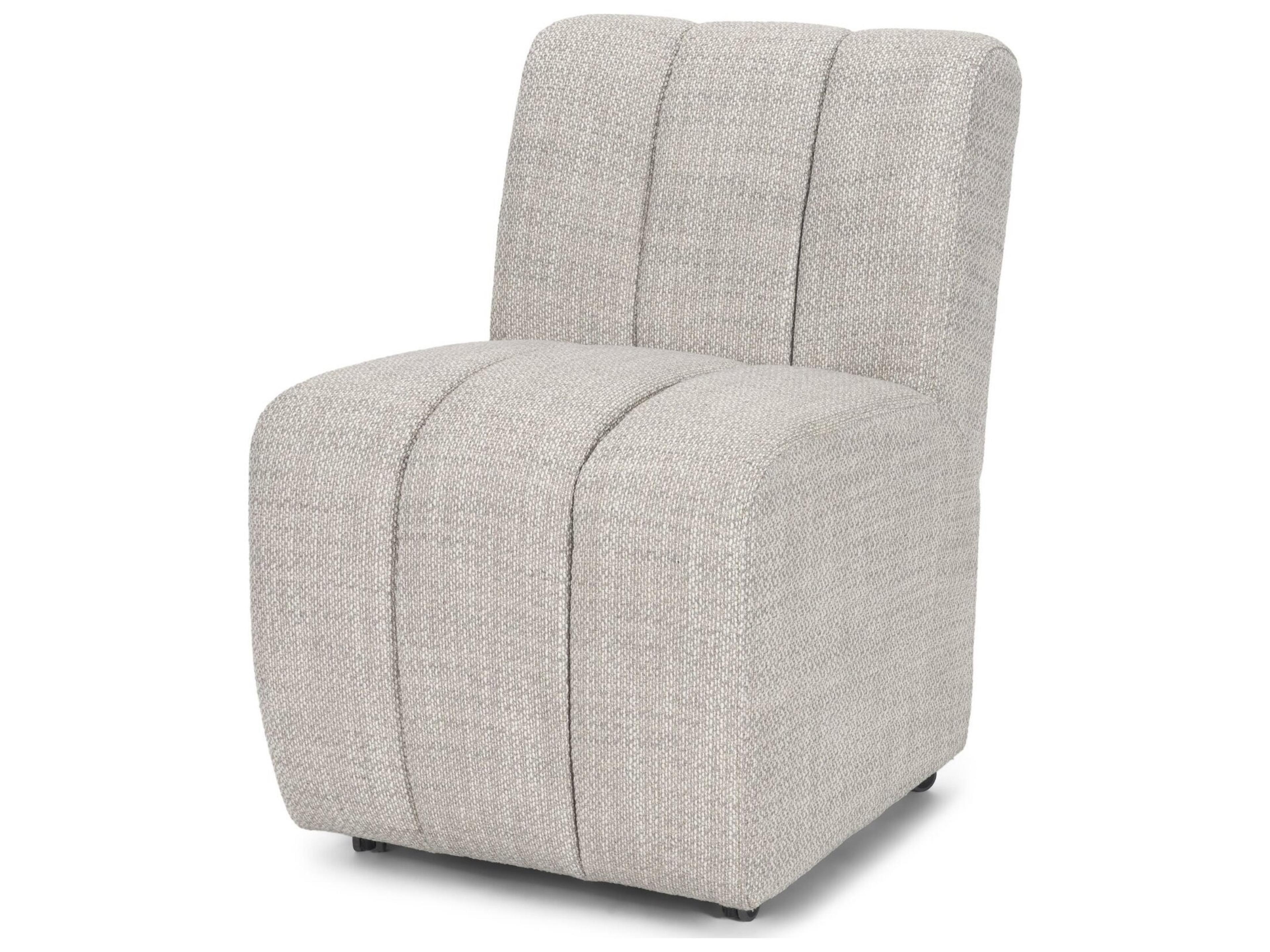 Mercana Wilkins Gray Performance Fabric Upholstered Dining Chair