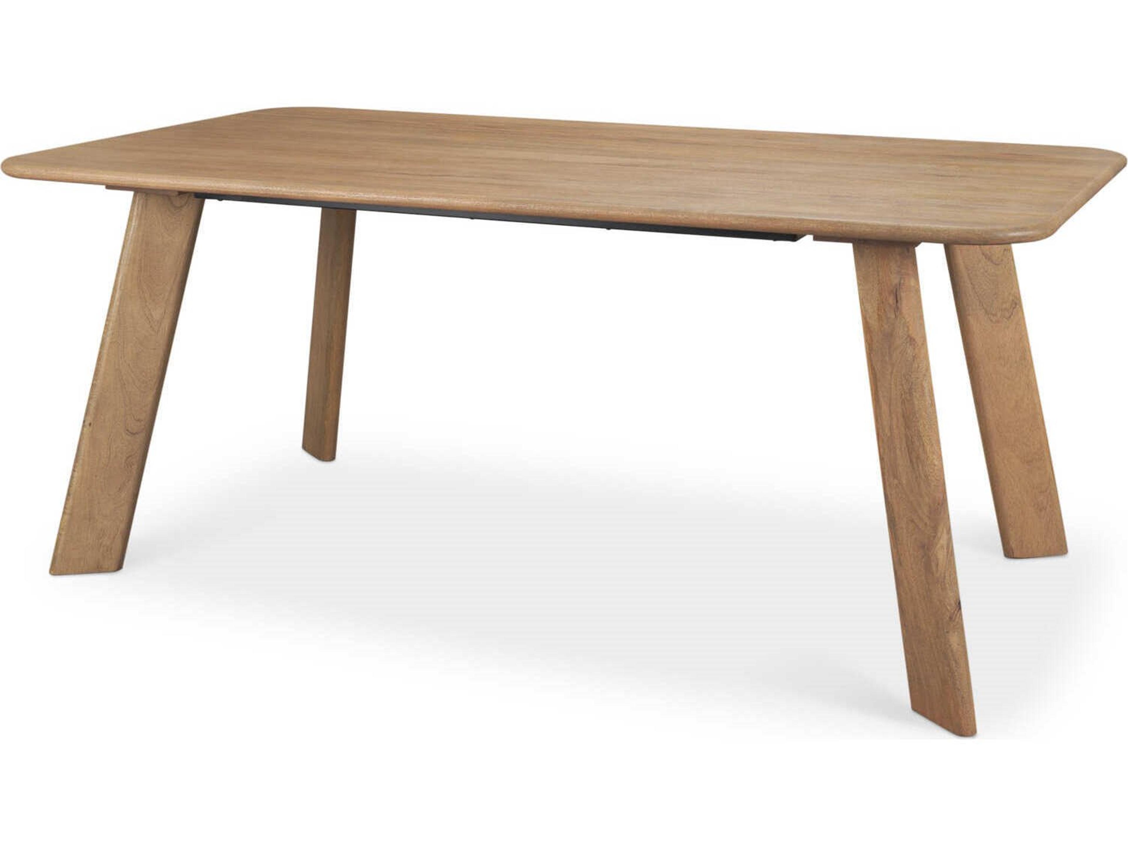 Welborn 72" Light Brown Wood Rectangular Dining Table