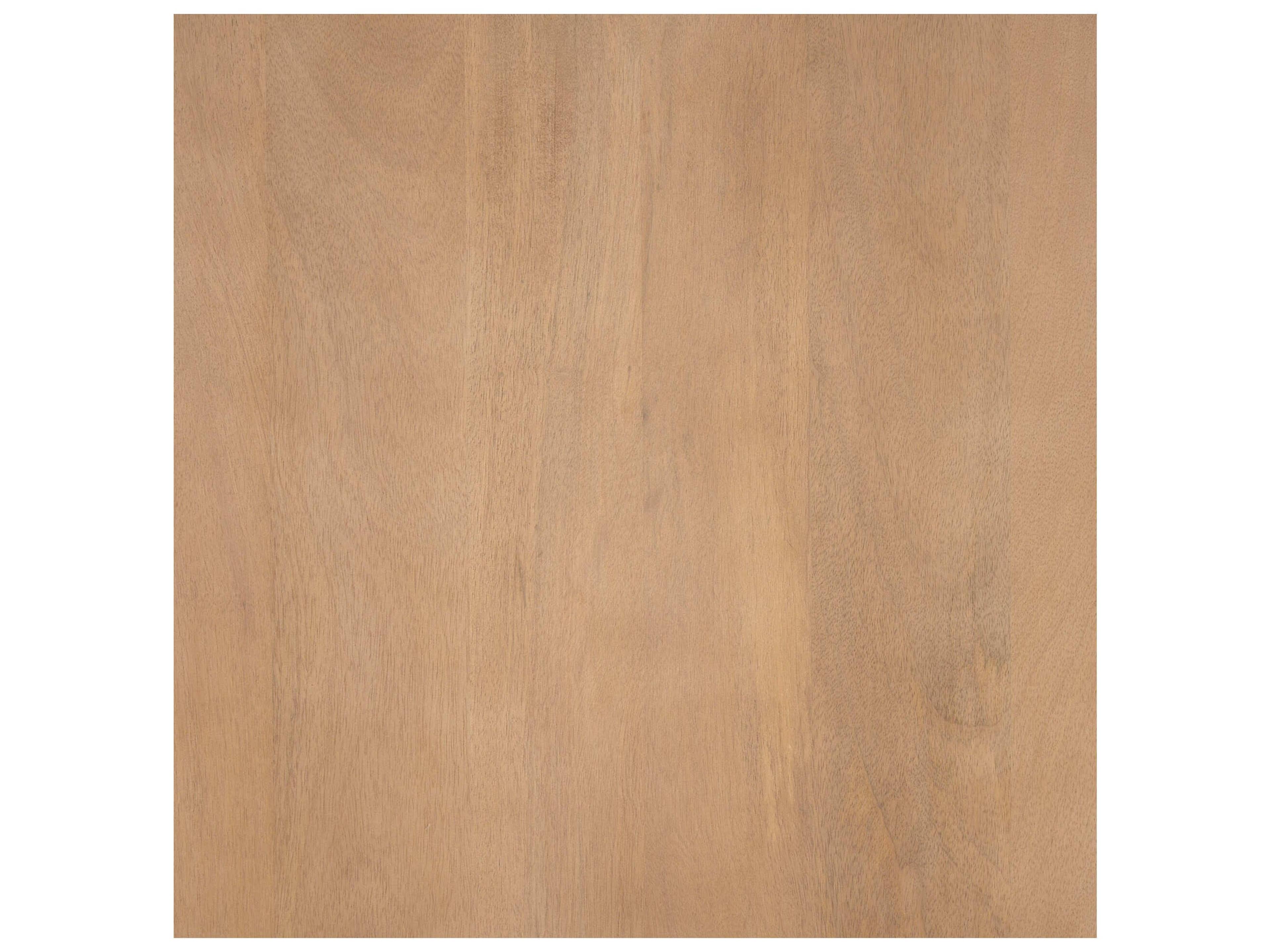 Mercana Wesson Light Brown Wood Rectangular Coffee Table