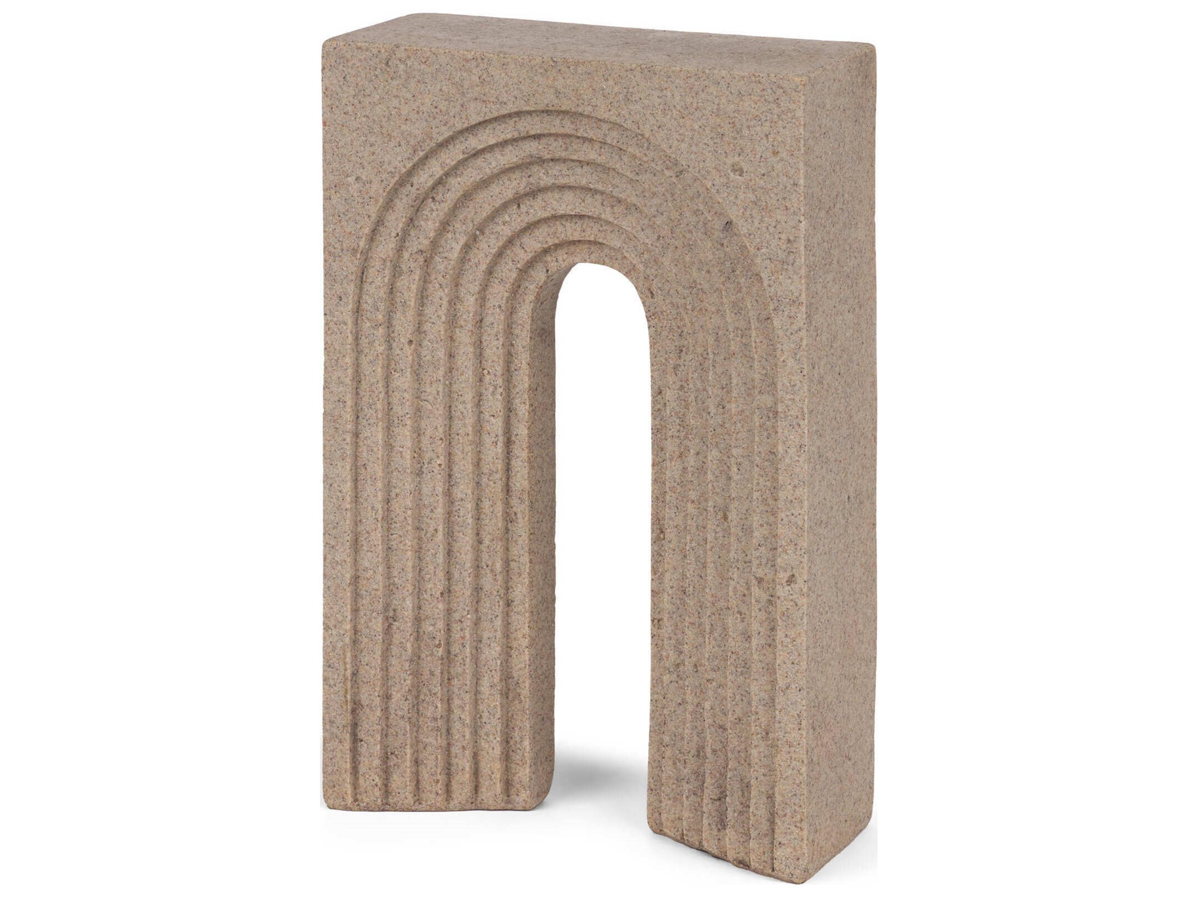 Kacia Resin Textured SandStone Decorative Object