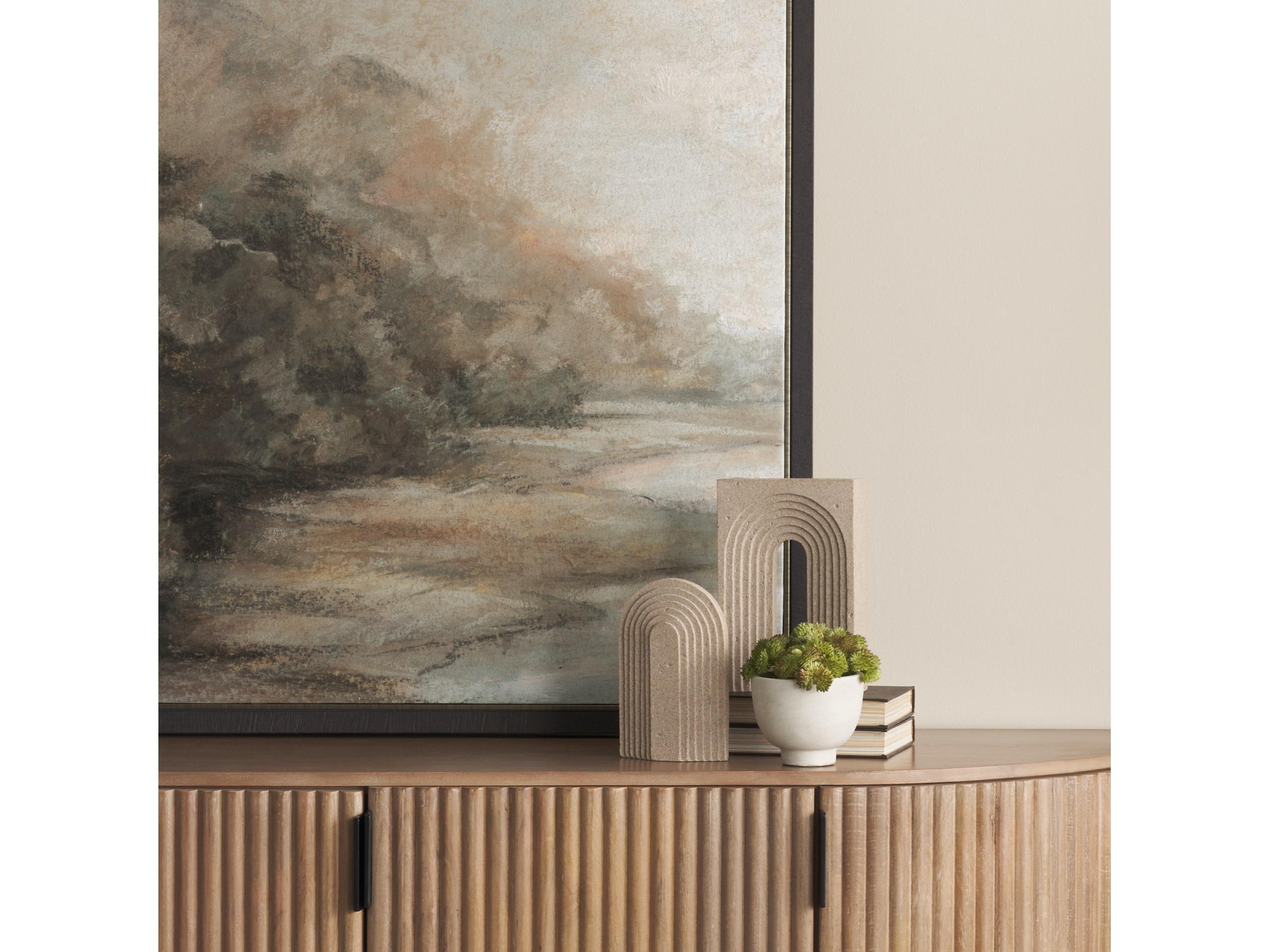 Mercana Kacia Resin Textured SandStone Decorative Object