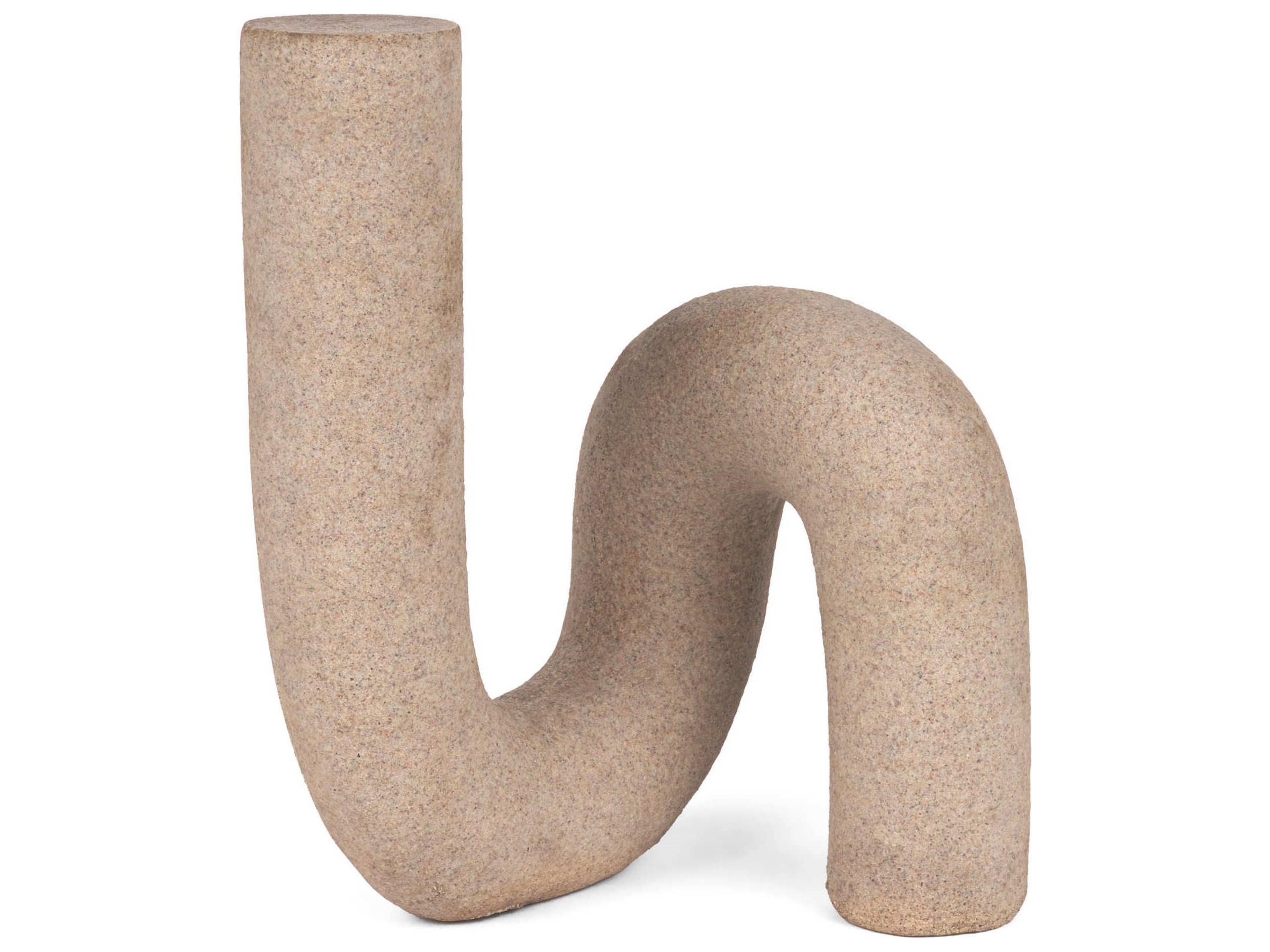 Kailyn Resin Textured Concrete Gray Decorative Object