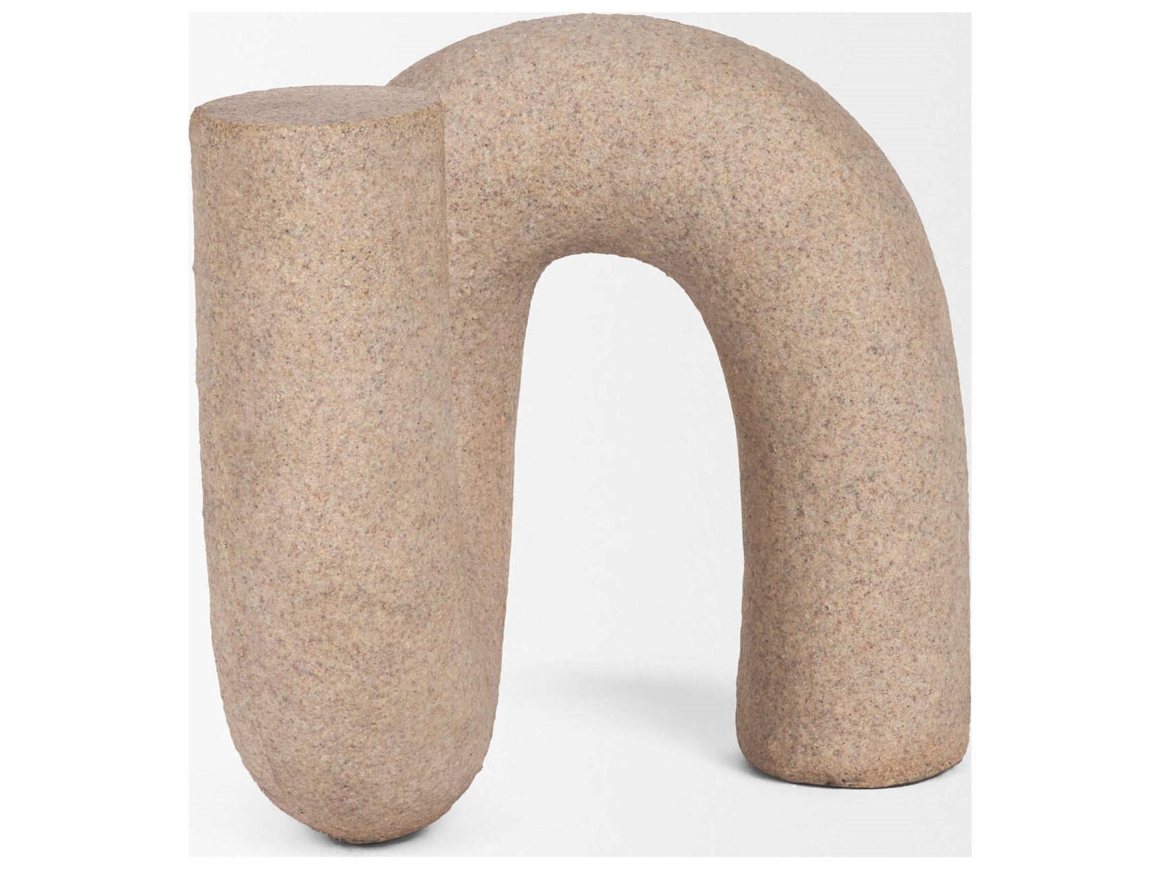 Mercana Kailas Resin Textured Sandstone Decorative Object