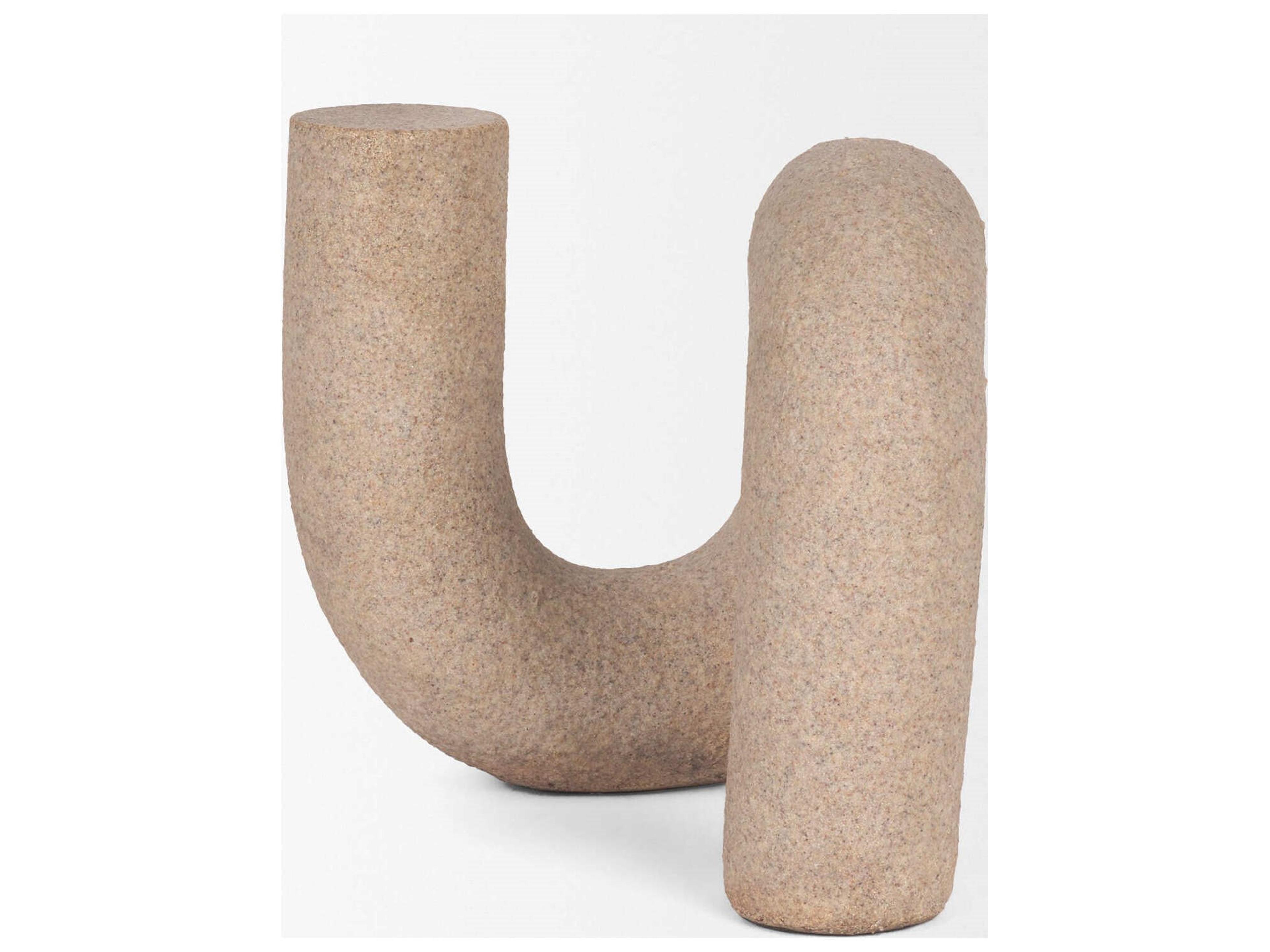 Mercana Kailas Resin Textured Sandstone Decorative Object