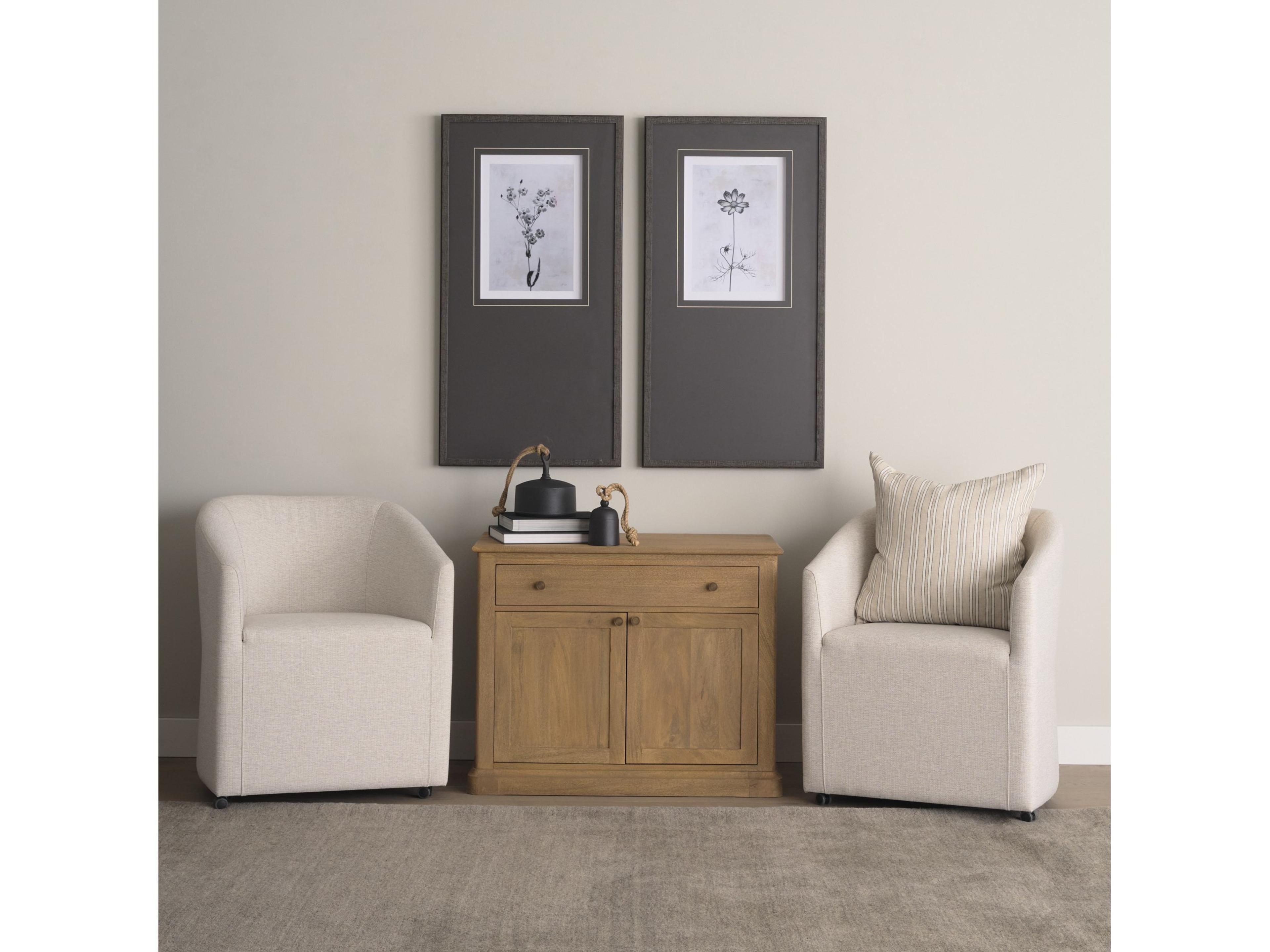 Mercana Jaxon Beige and Black Striped Cotton-Linen Decorative Square Pillow Cover