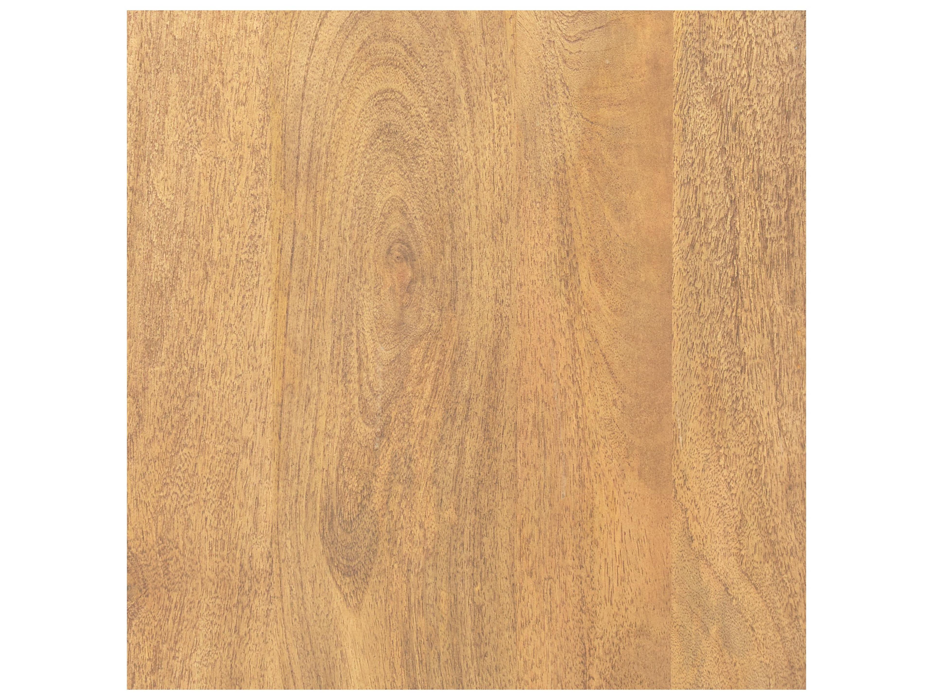 Mercana Baron Light Brown Wood w/ Gunmetal 2-Door Open Shelving Unit