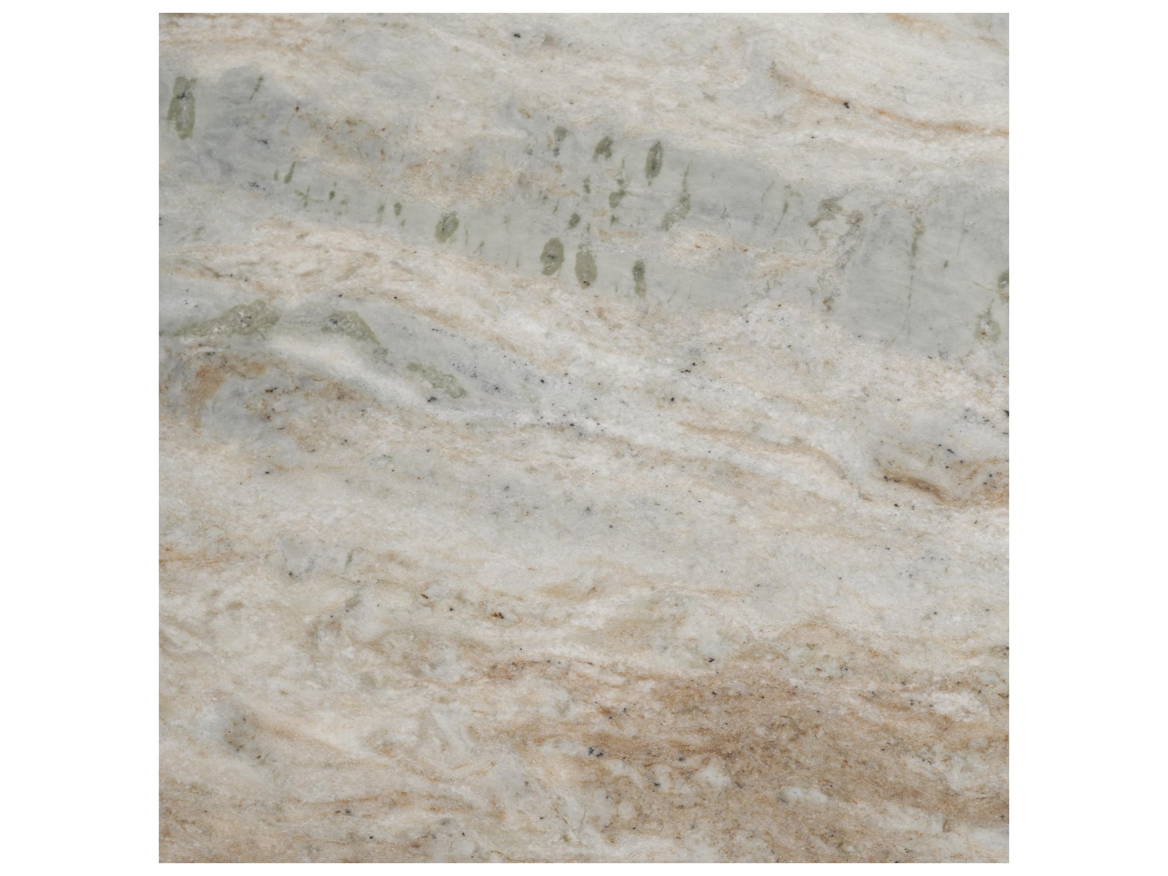 Mercana Allyson 32"  Round Medium Brown Wood w/ Pink Marble Top Bistro Table