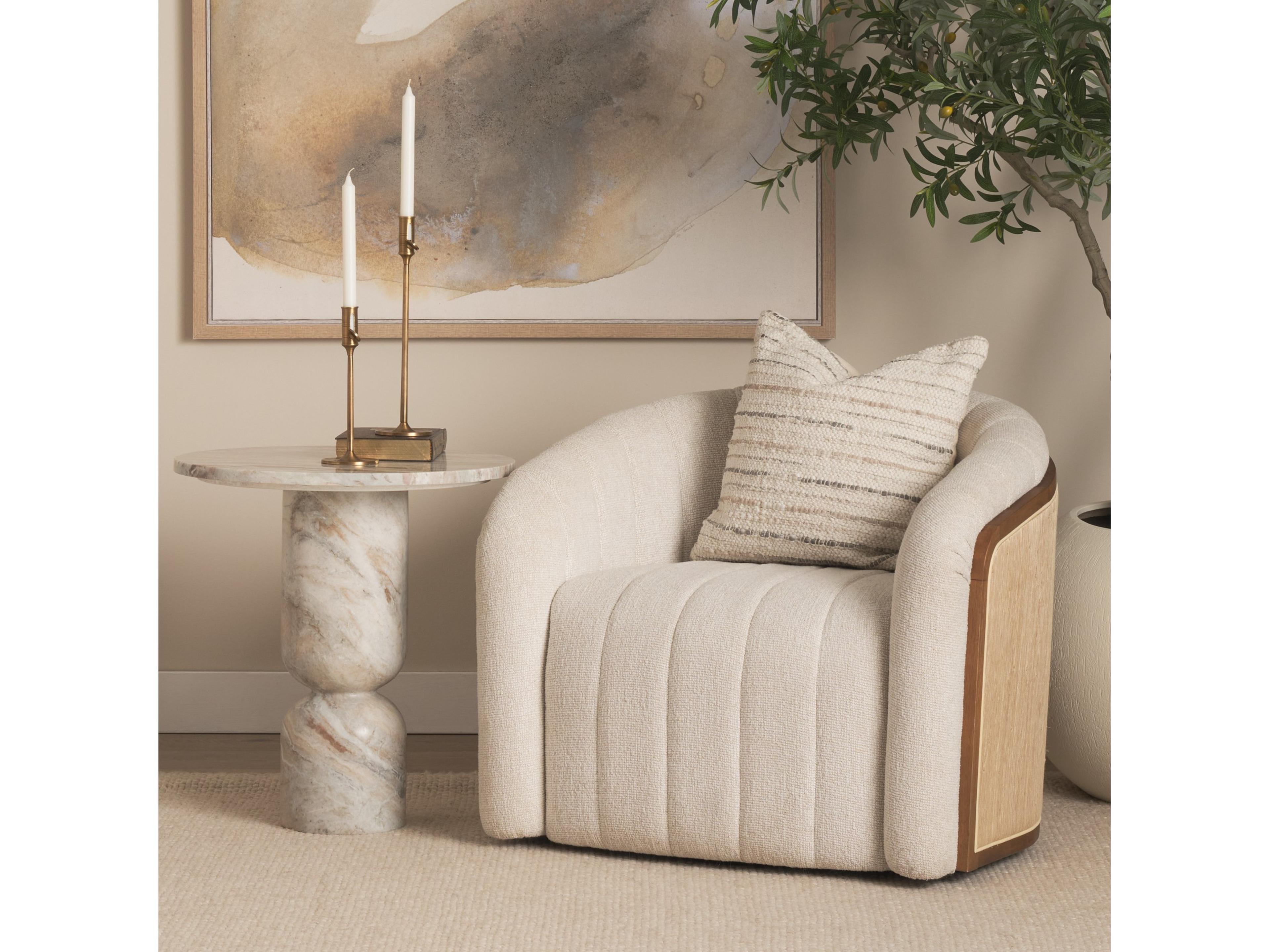 Mercana Chantria Small Solid Natural Brass Adjustable Taper Candle Holder