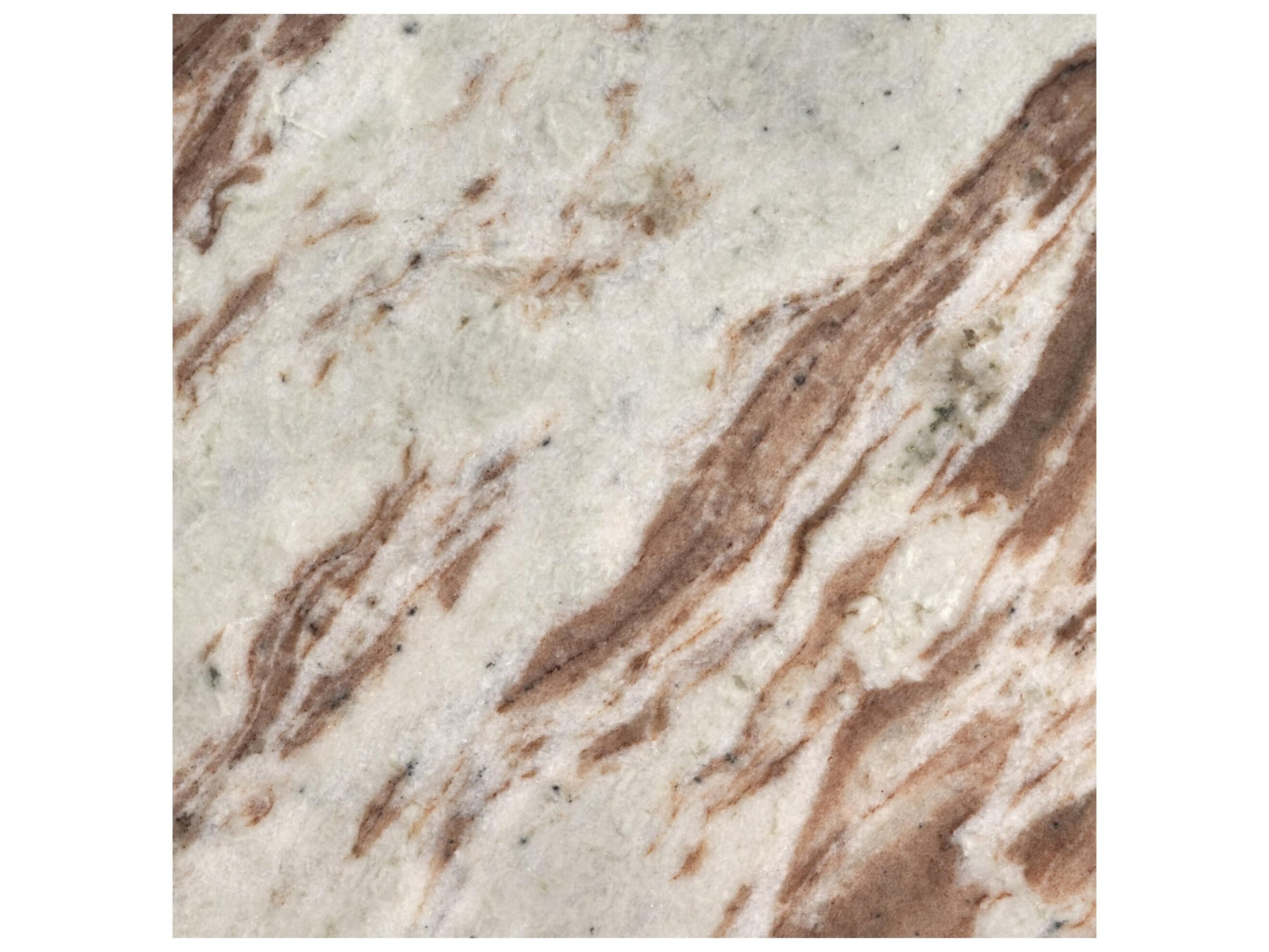 Mercana Matteo Solid Pink Marble Square Side Table