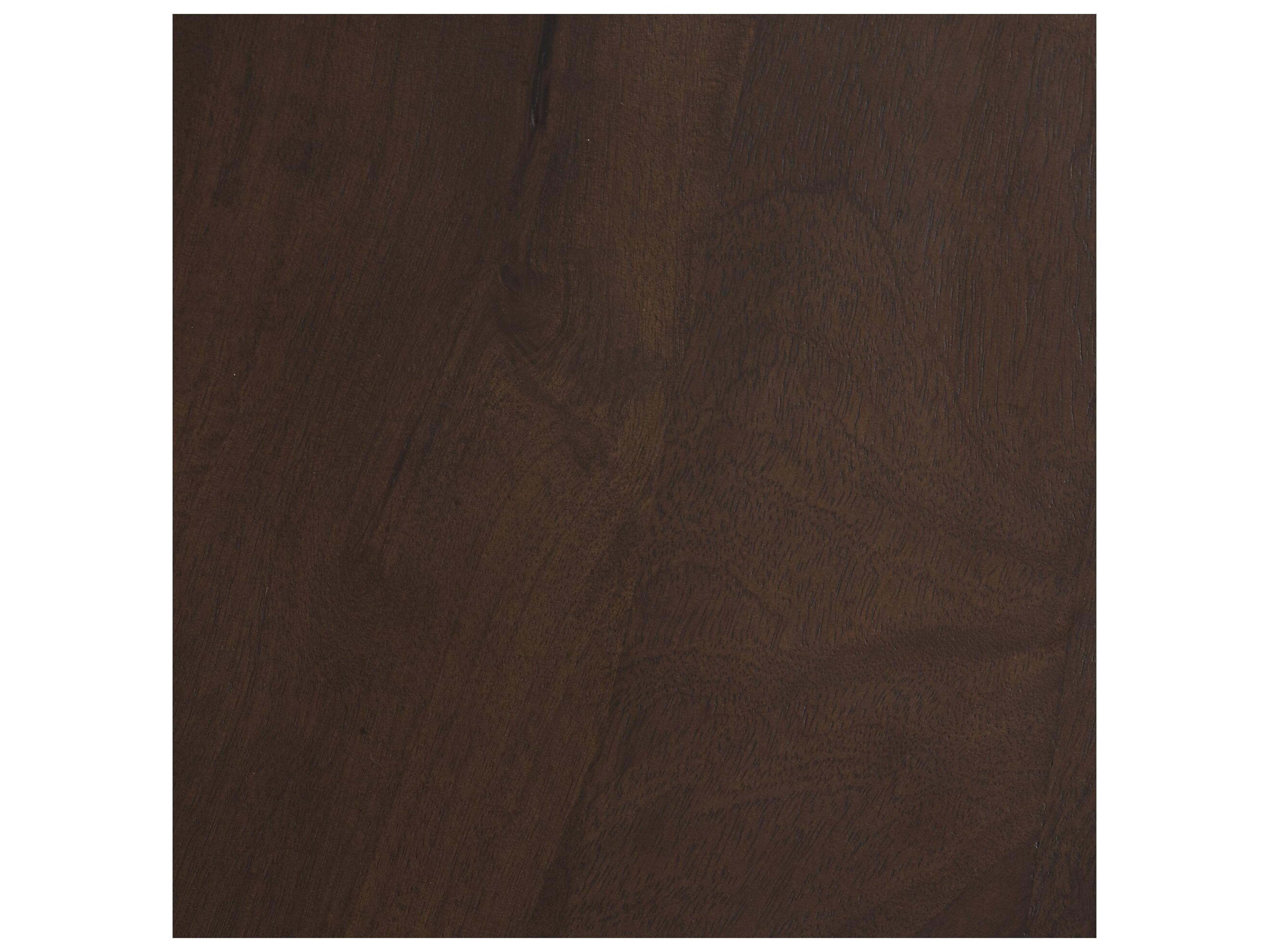 Mercana Cayson Dark Brown Sculptural Round Accent Table