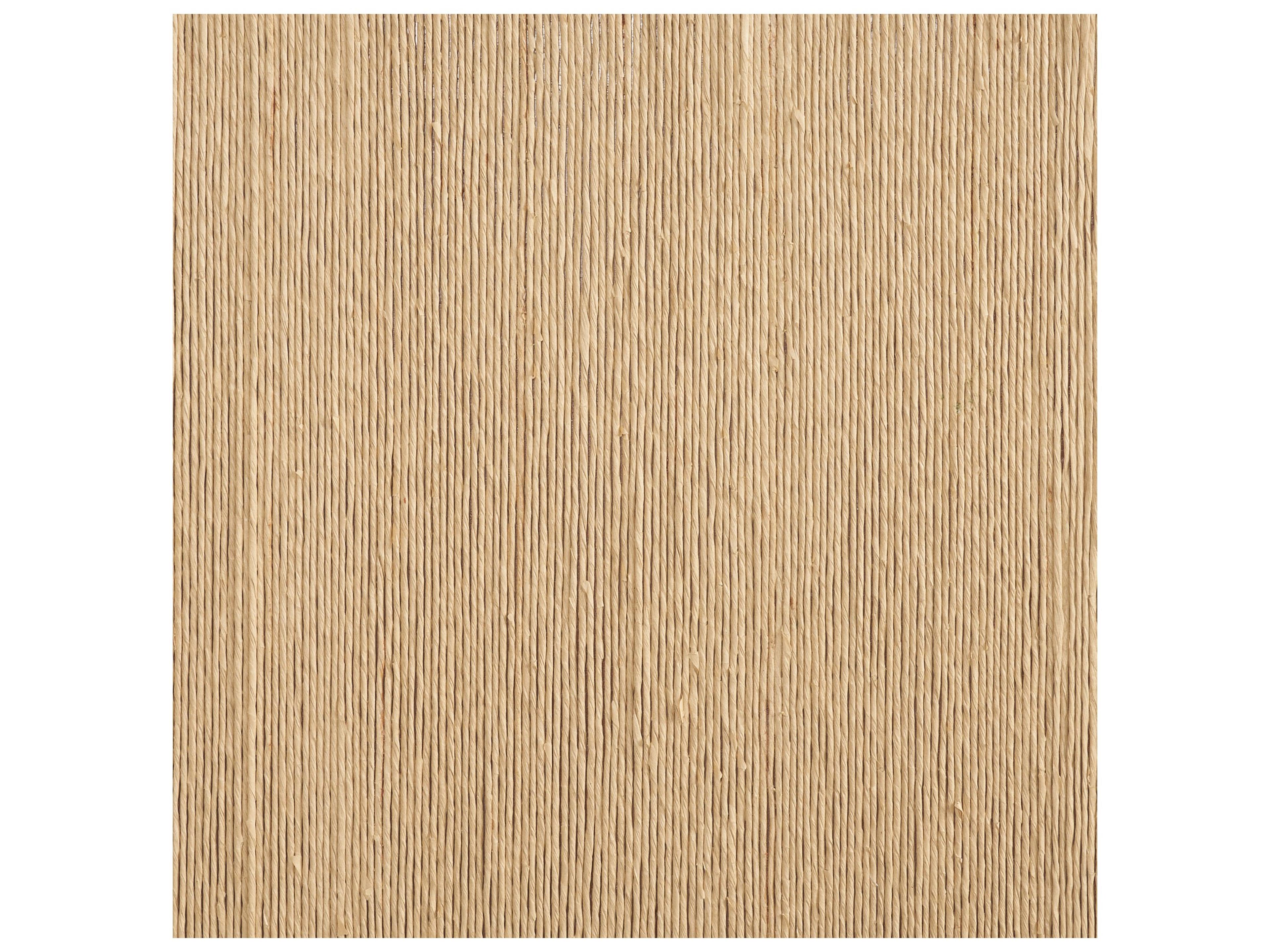 Mercana Bondi 42" Dark Brown Wood w/ Paper Rope Shelf Square Coffee Table