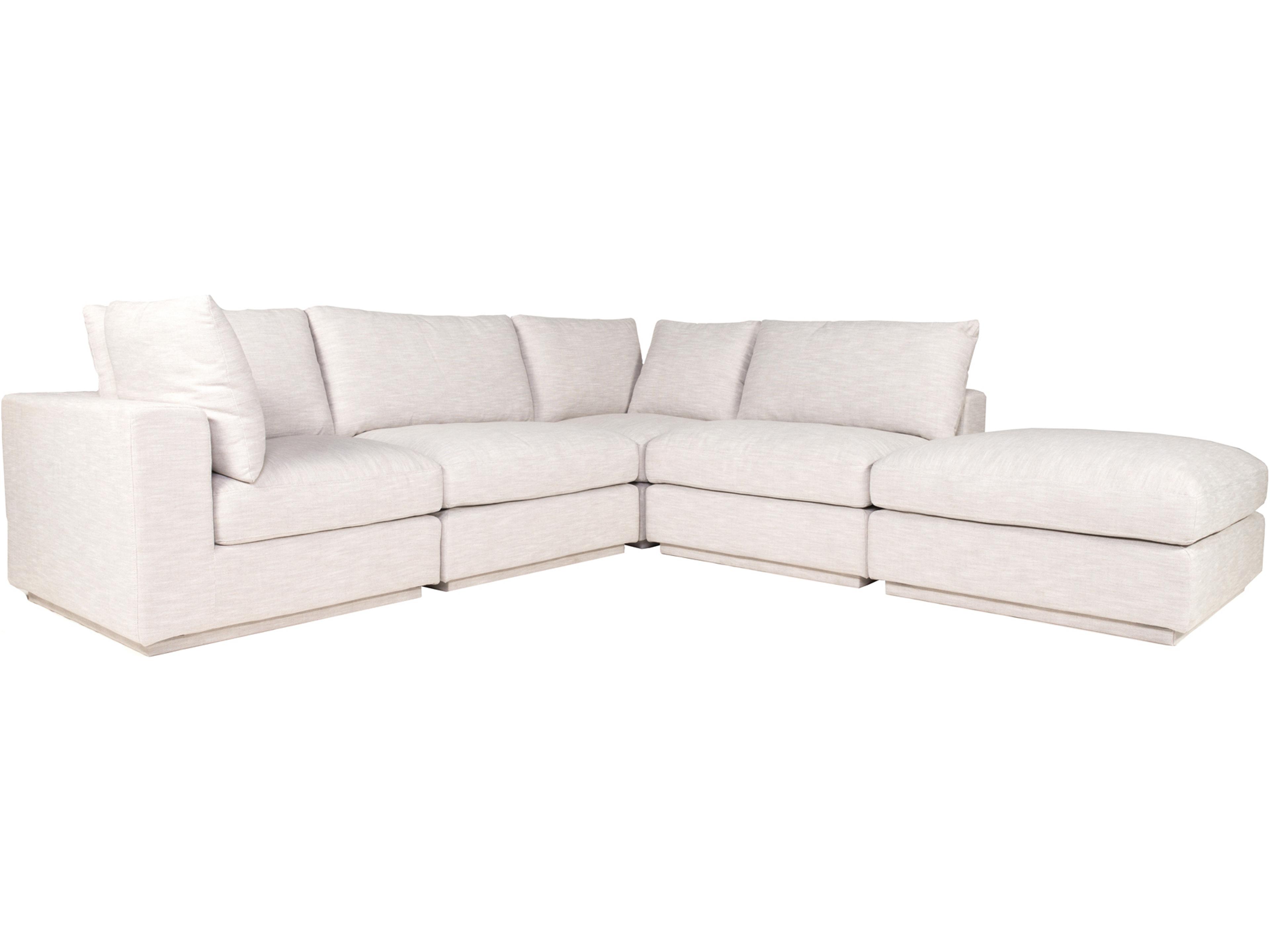 Justin White Upholstered Sectional Sofa