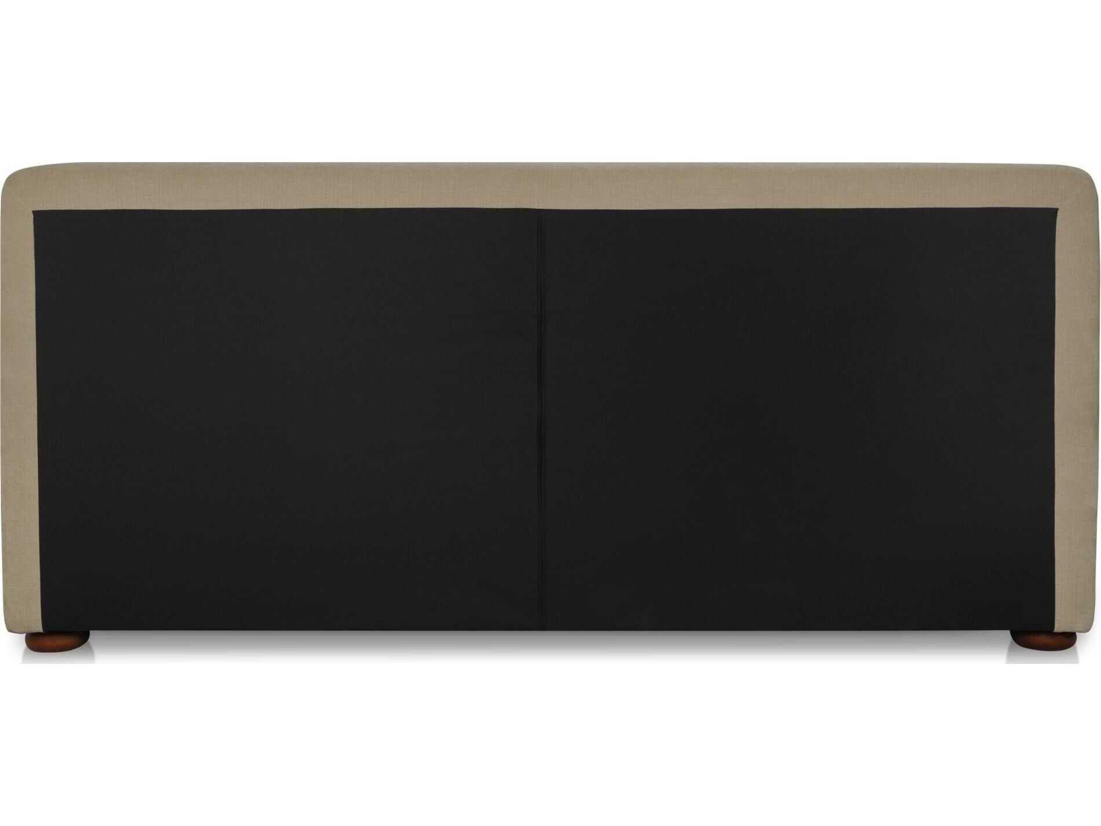 Moe's Home Beau Beige Plywood Upholstered King Platform Bed