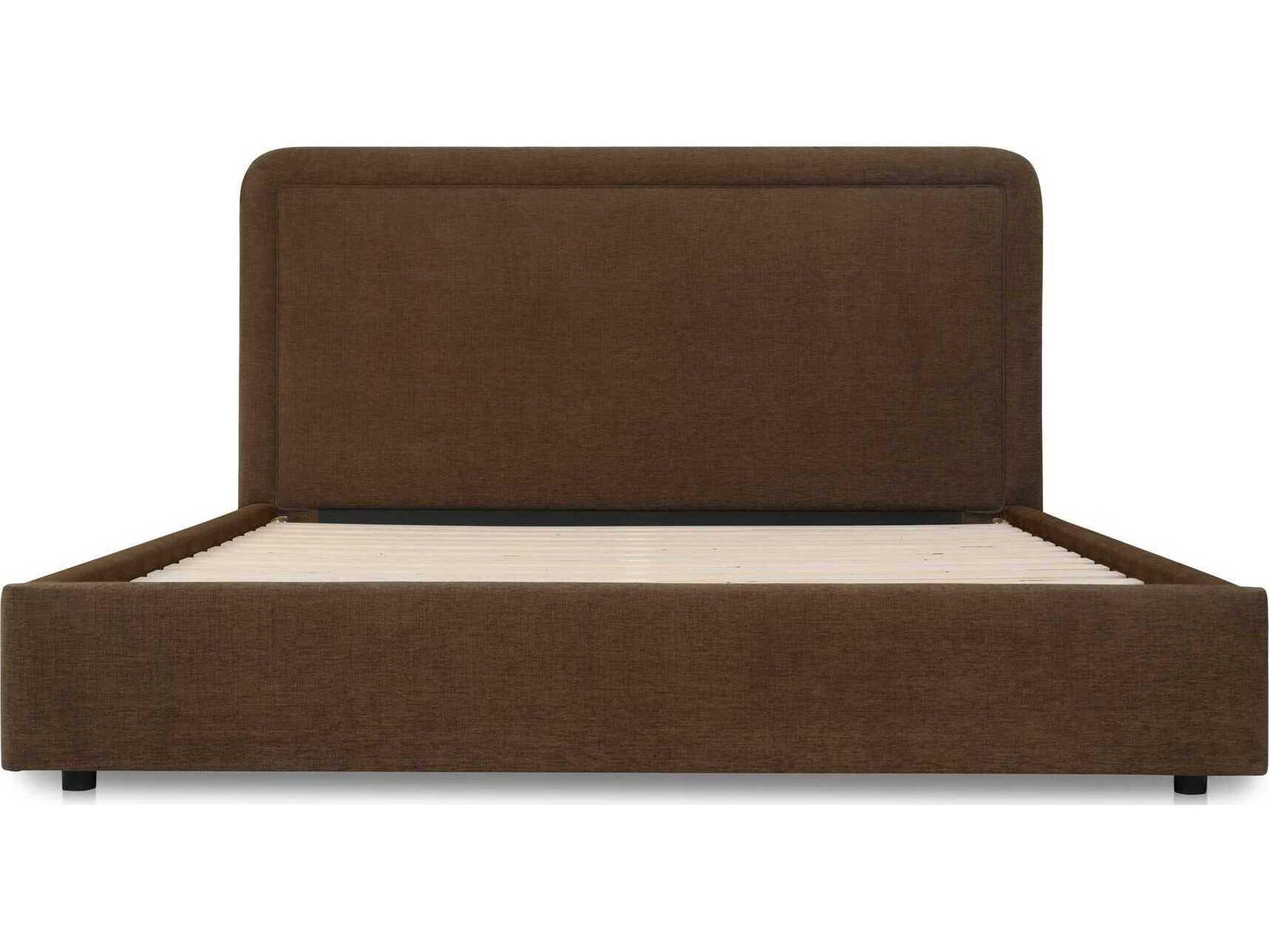 Moe's Home Simon Brown Plywood Wood King Platform Bed