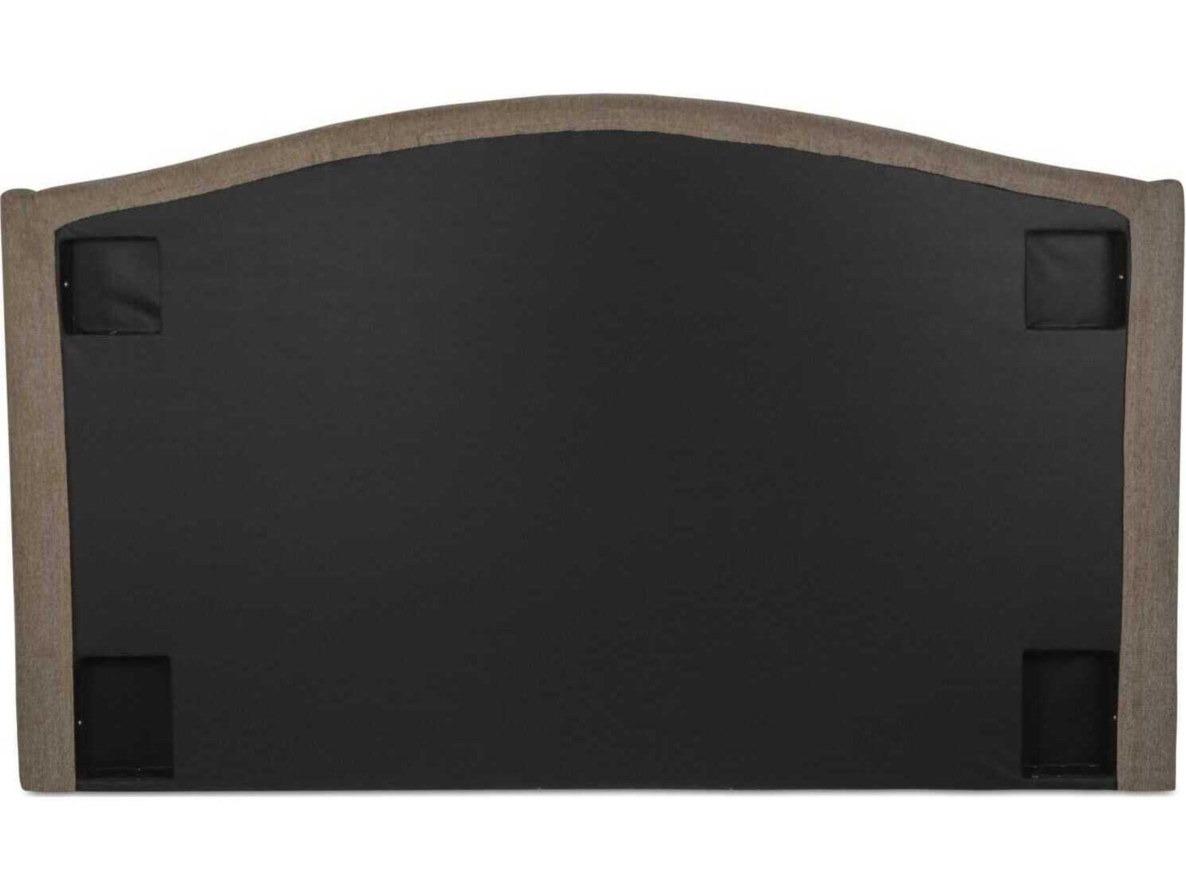 Moe's Home Weston Brown Beige Upholstered King Platform Bed