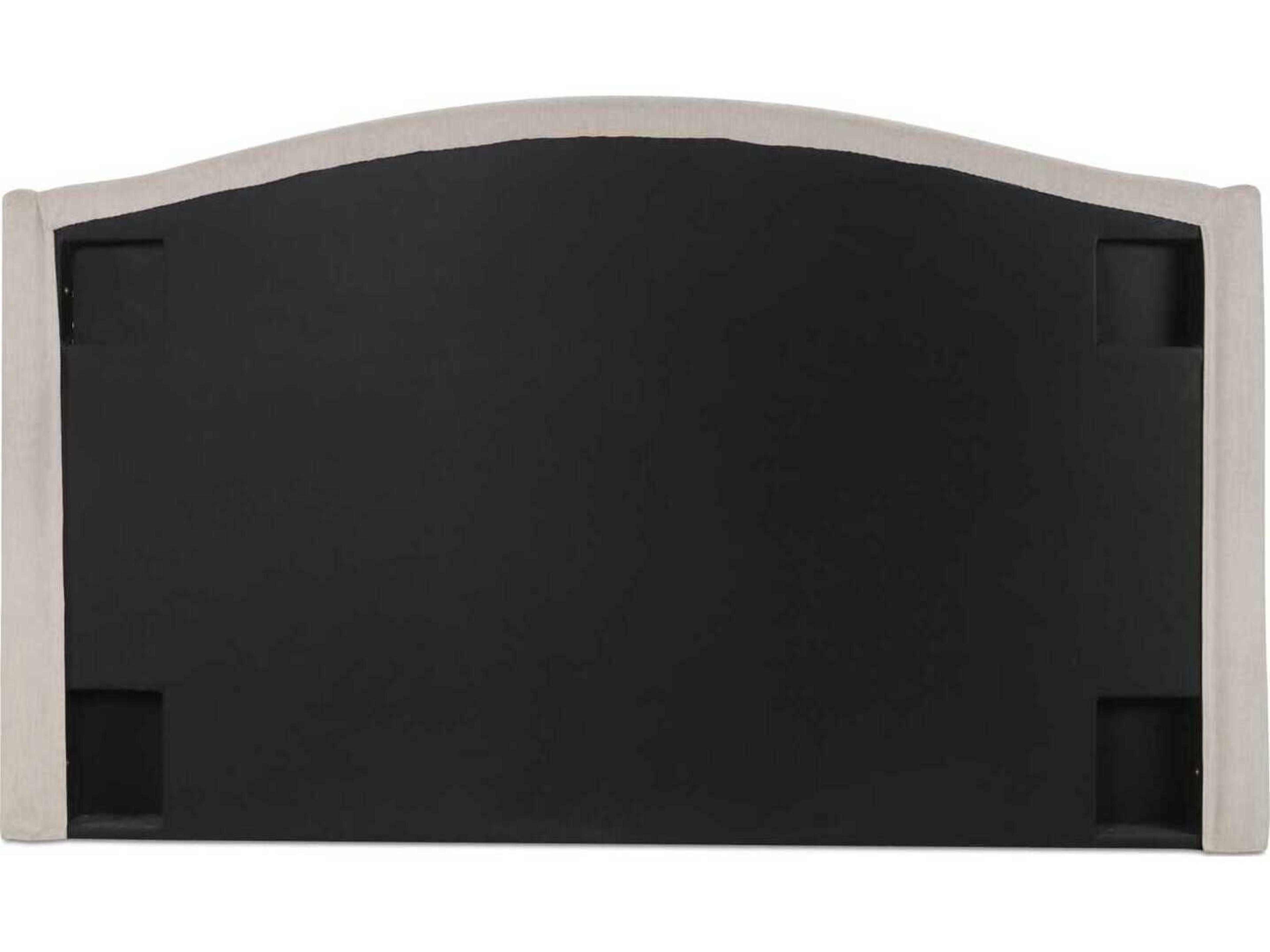 Moe's Home Weston White Upholstered Queen Platform Bed