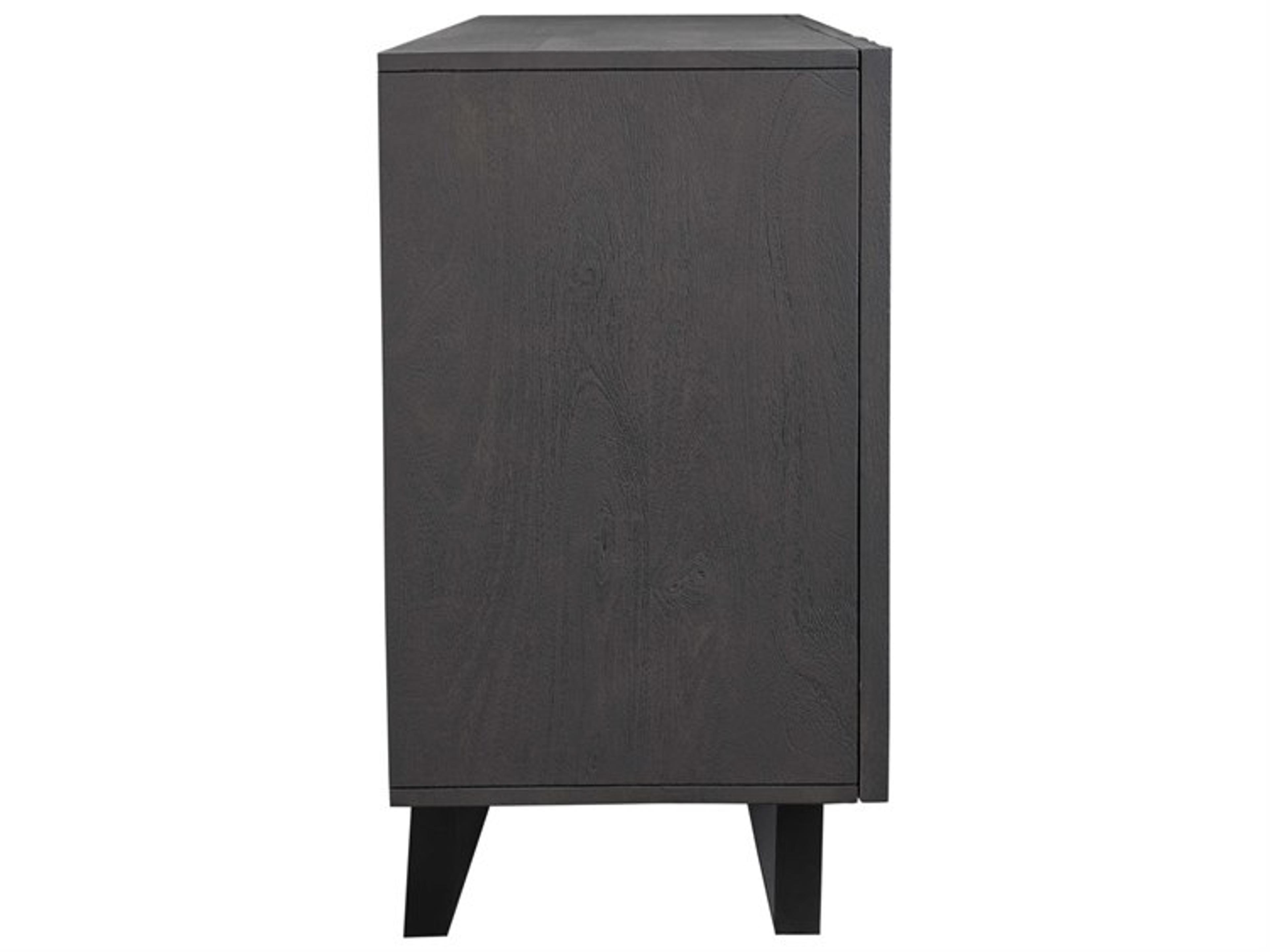 Moe's Home 71" Mango Wood Grey Sand Blasted Black Sideboard