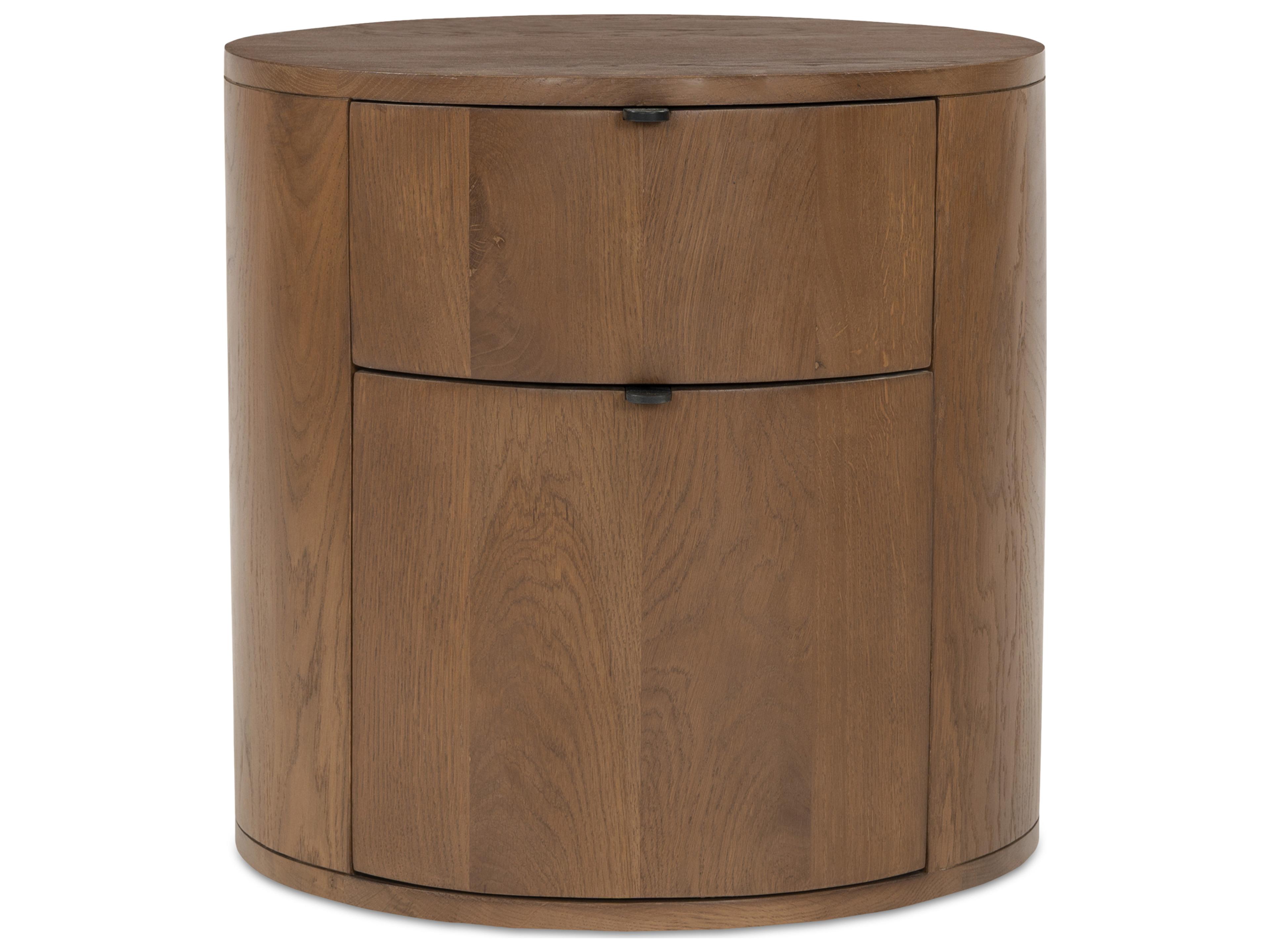 Moe's Home Theo Two Drawer Nightstand Brown