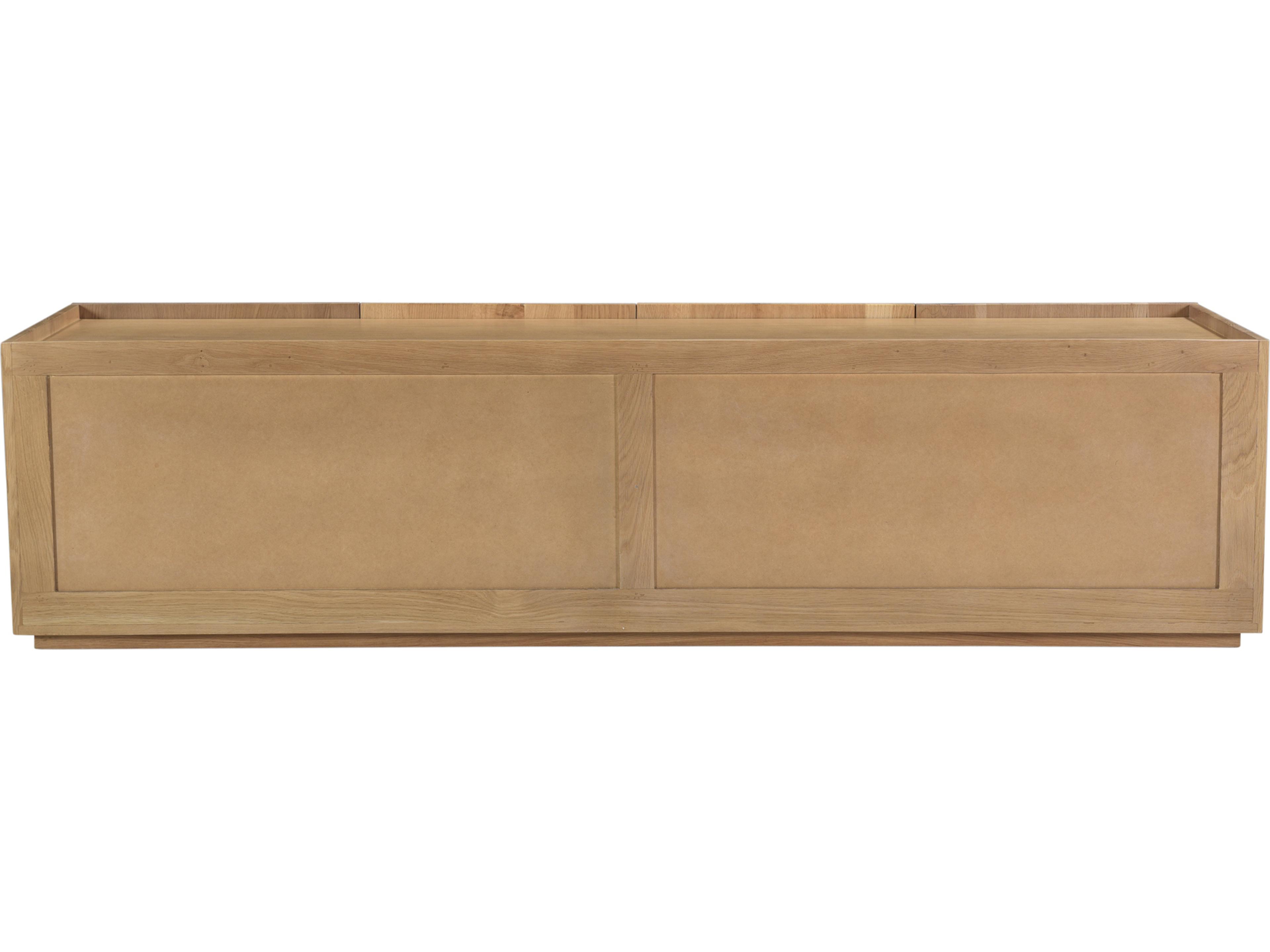 Moe's Home 72" Oak Wood Natural Media Console