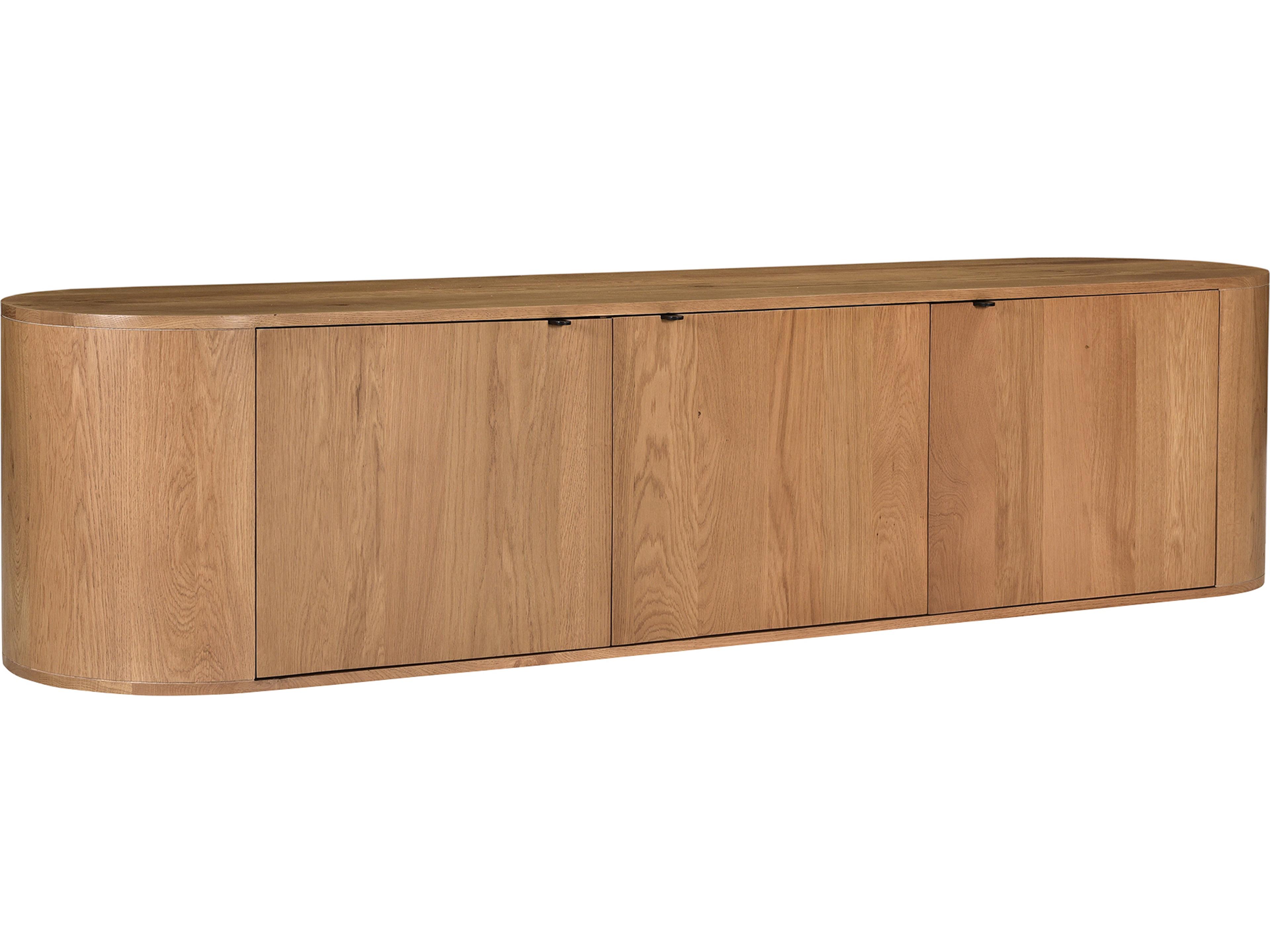 Moe's Home Theo 80" Oak Wood Natural Media Console