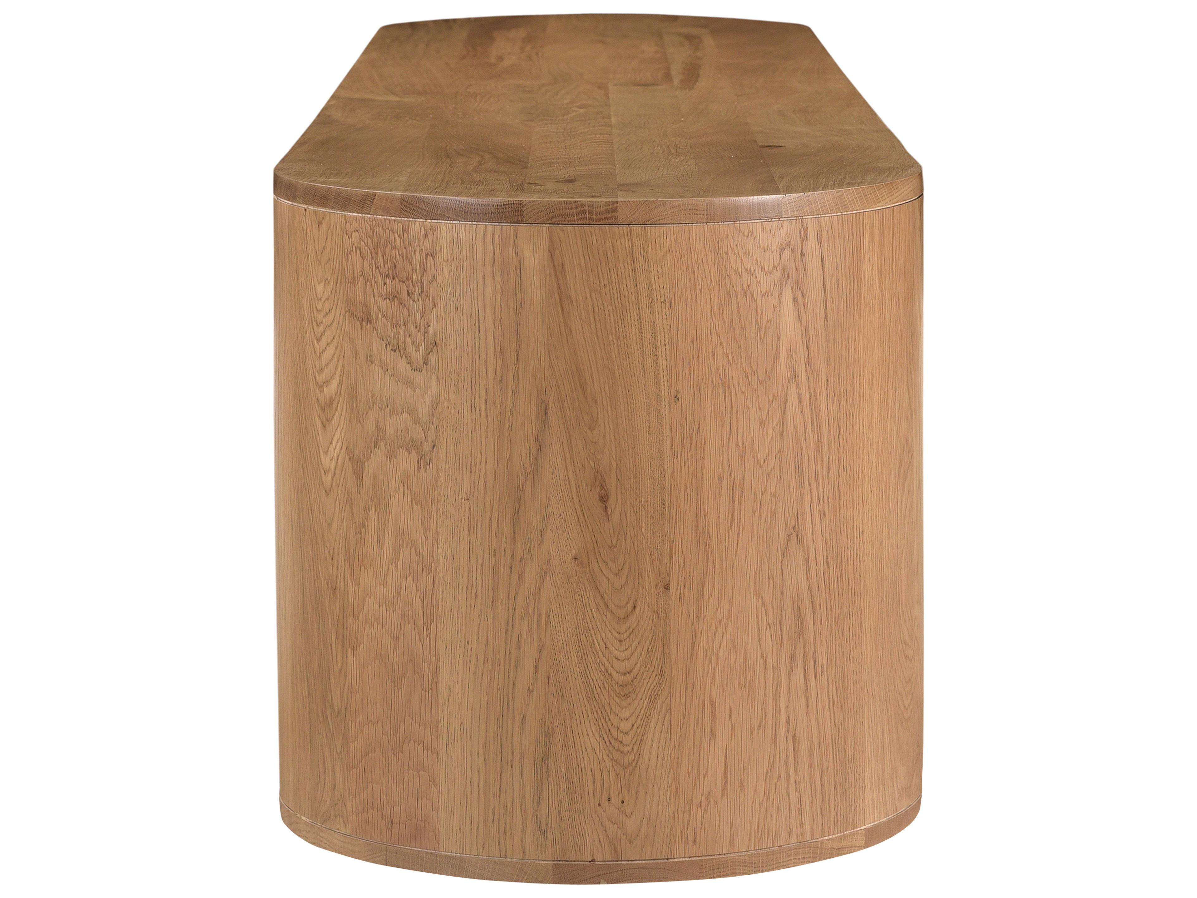 Moe's Home Theo 80" Oak Wood Natural Media Console