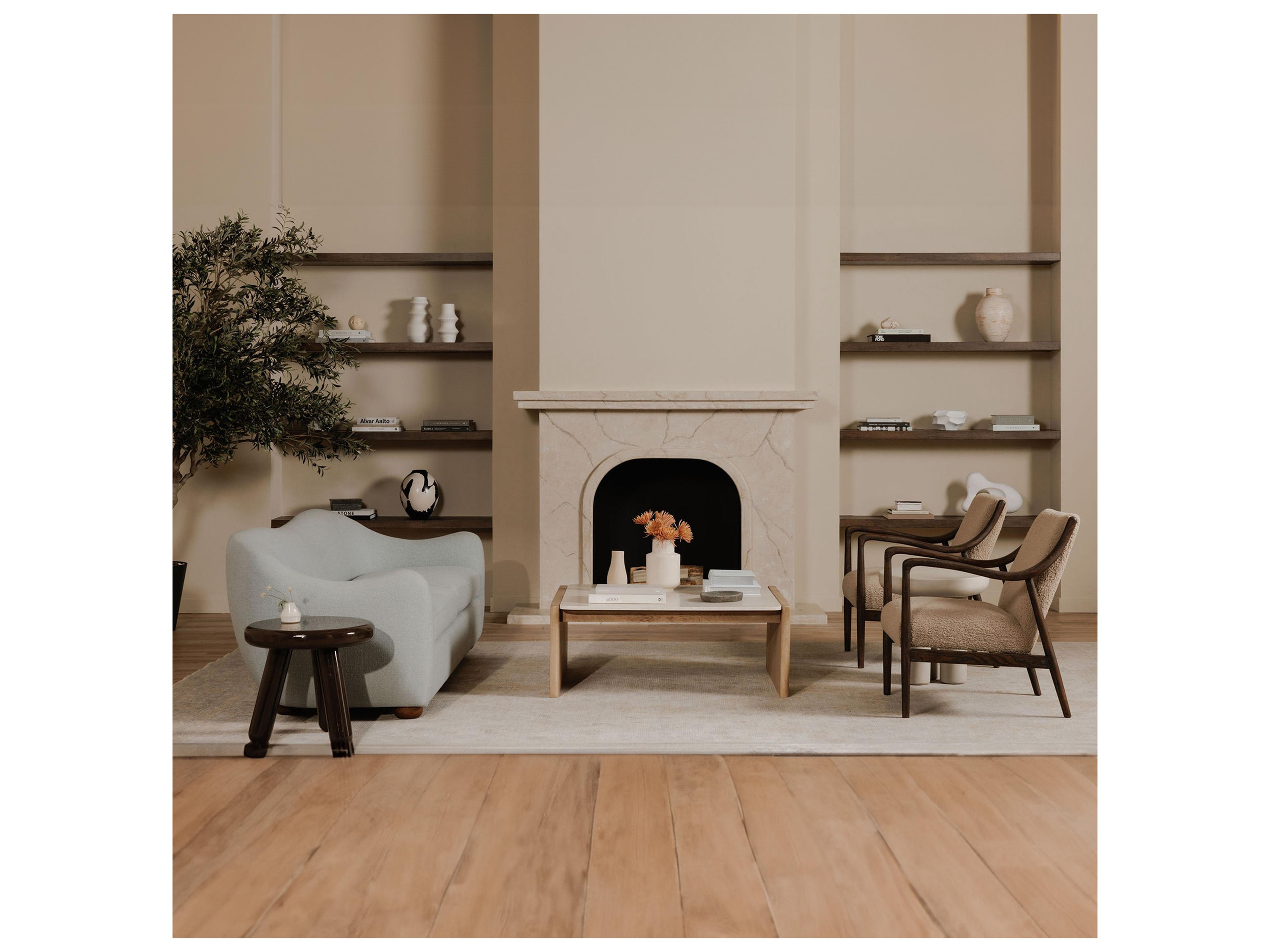 Moe's Home Lane Rectangular Marble Coffee Table