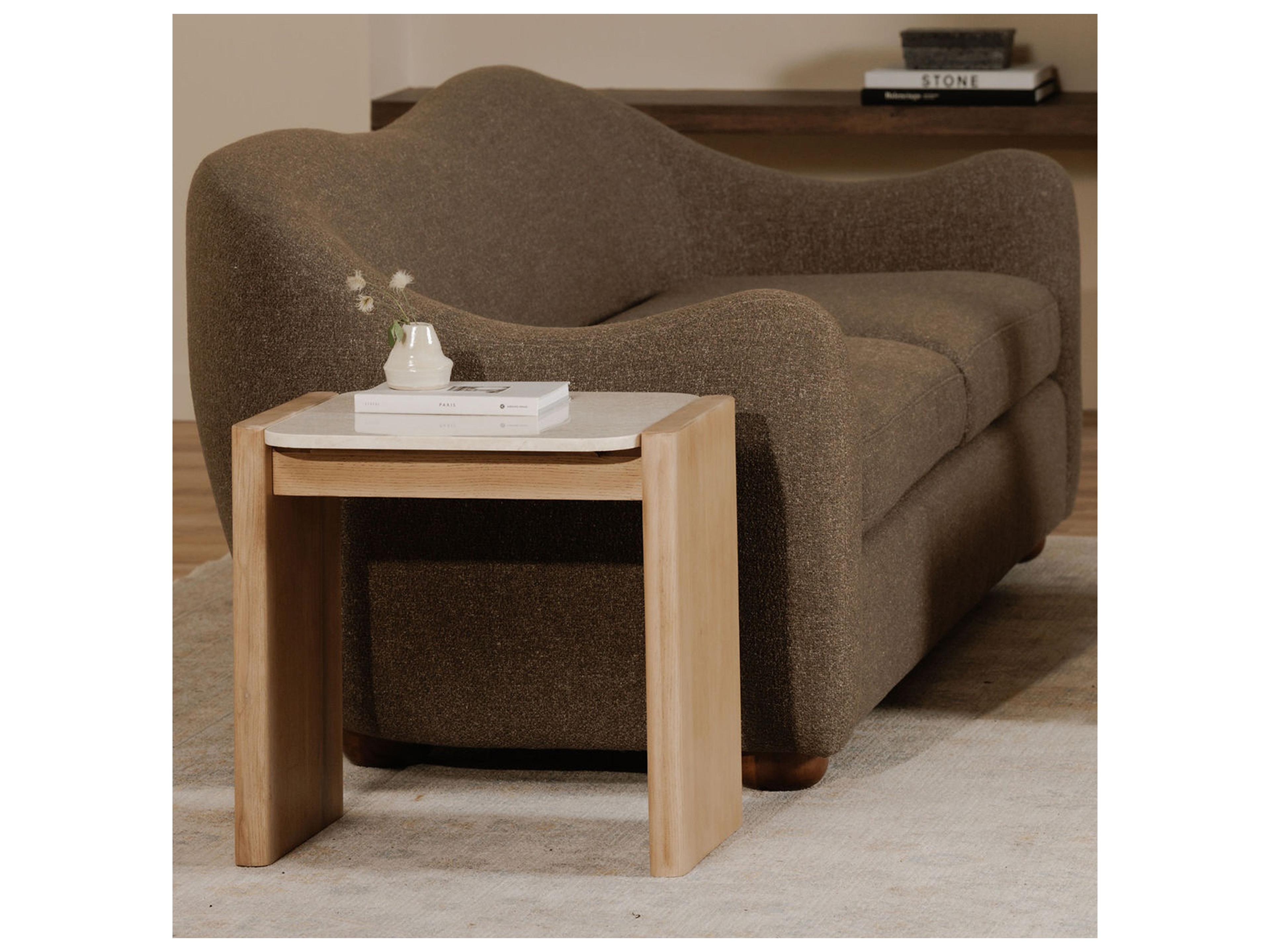 Moe's Home Lane Square Marble End Table