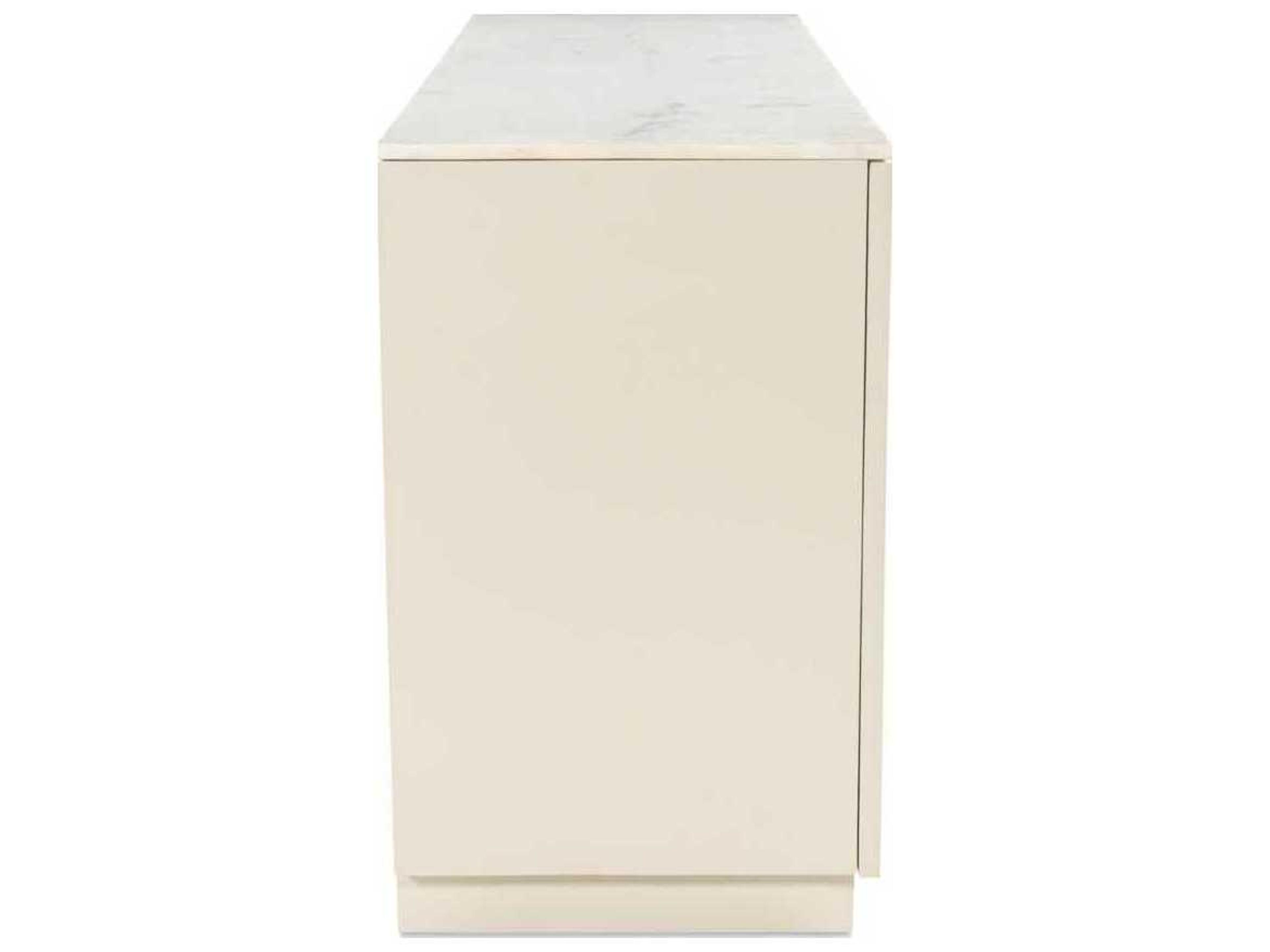 Moe's Home Nadine 78" Solid Wood White Sideboard