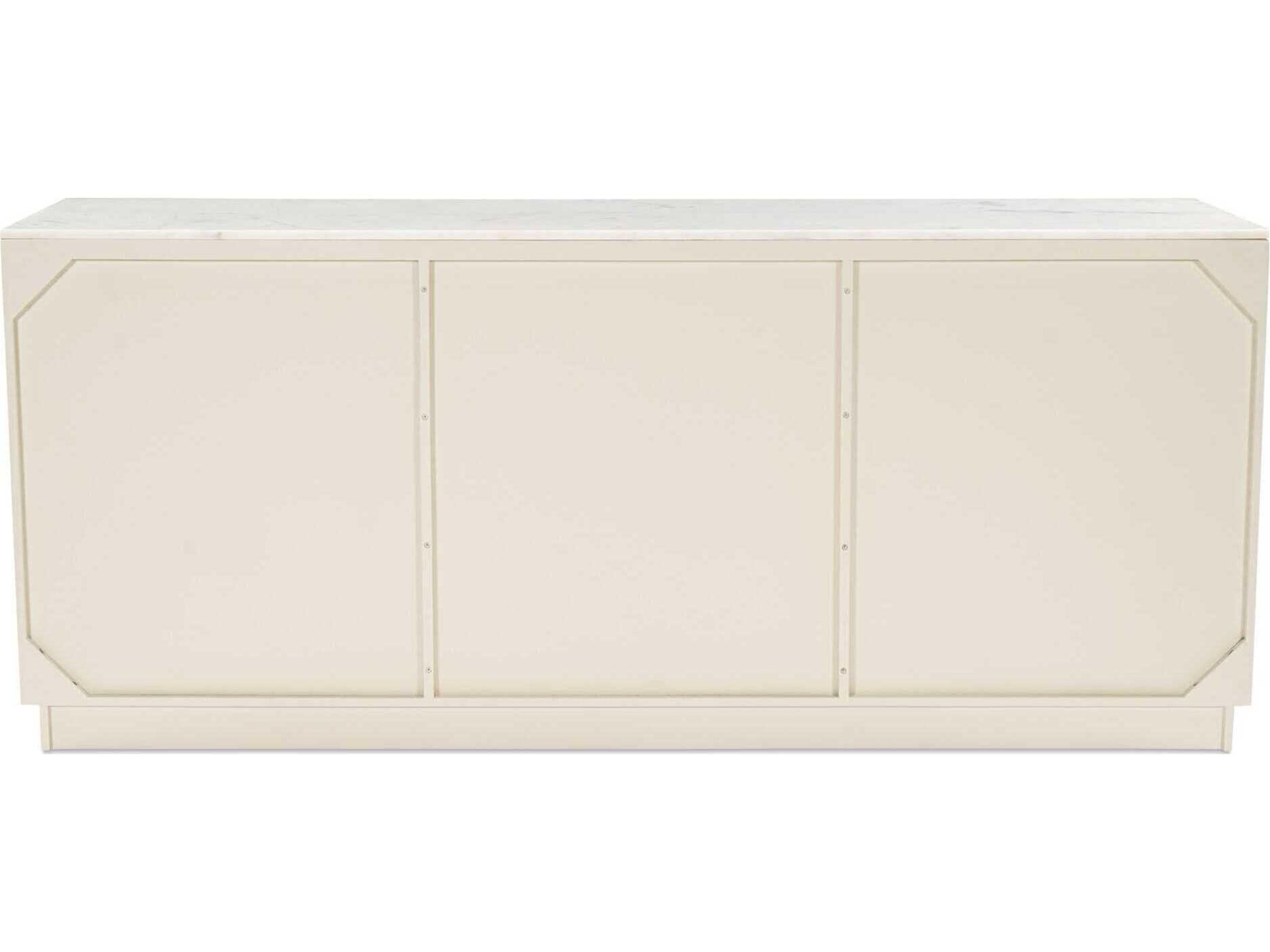 Moe's Home Nadine 78" Solid Wood White Sideboard