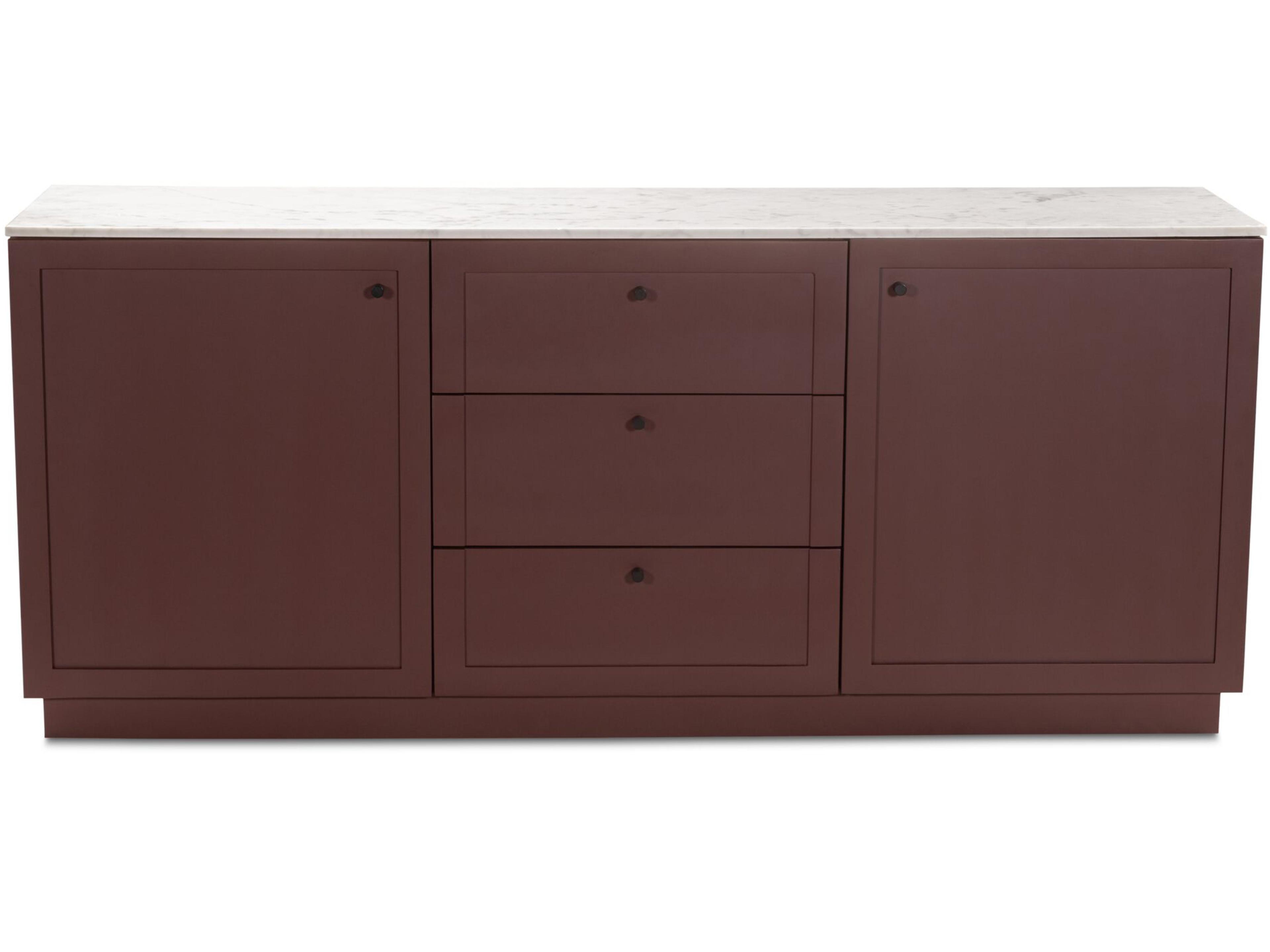 Moe's Home Nadine 78" Mango Wood Red Sideboard