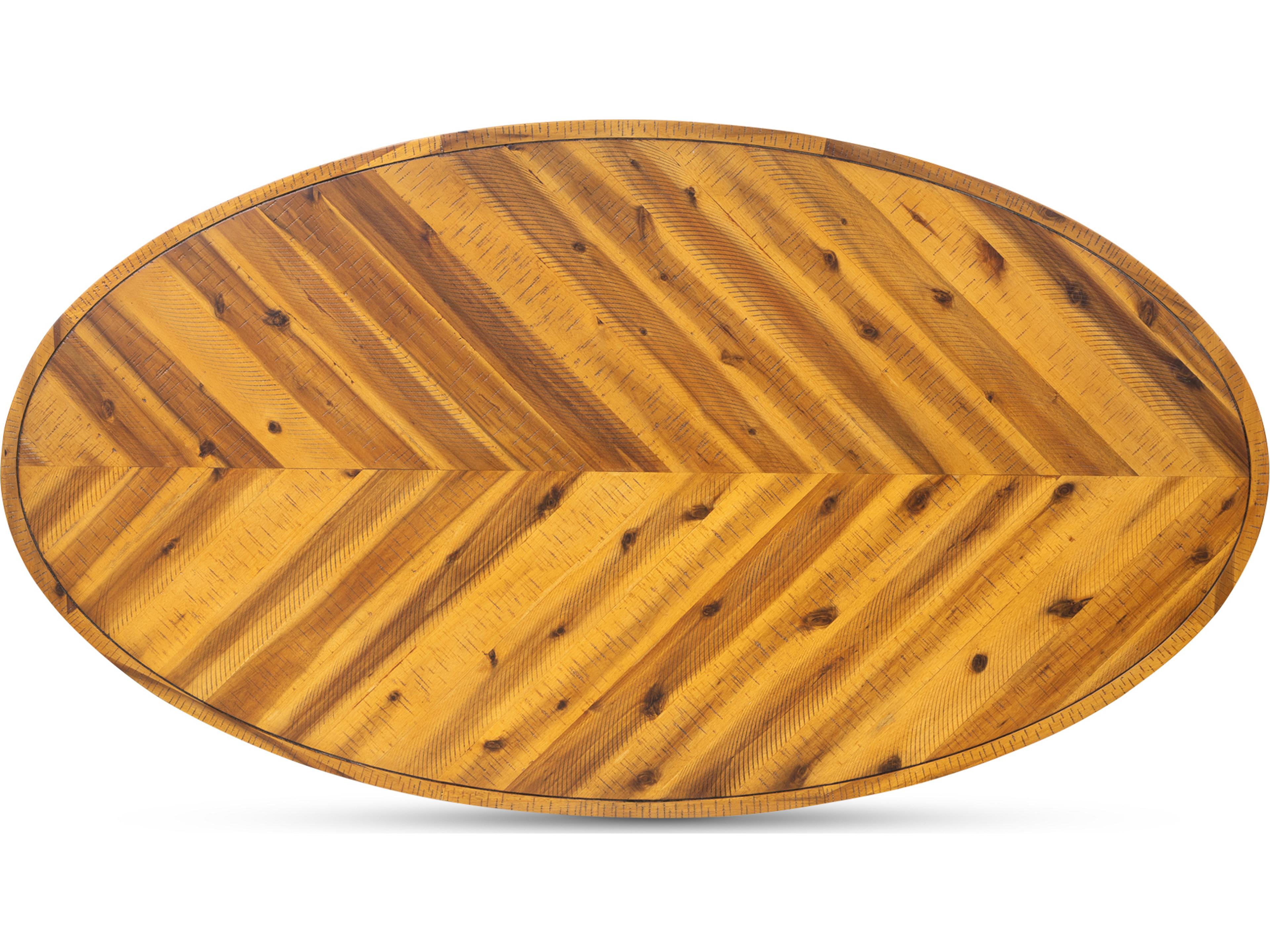 Moe's Home Parq Oval Wood Coffee Table