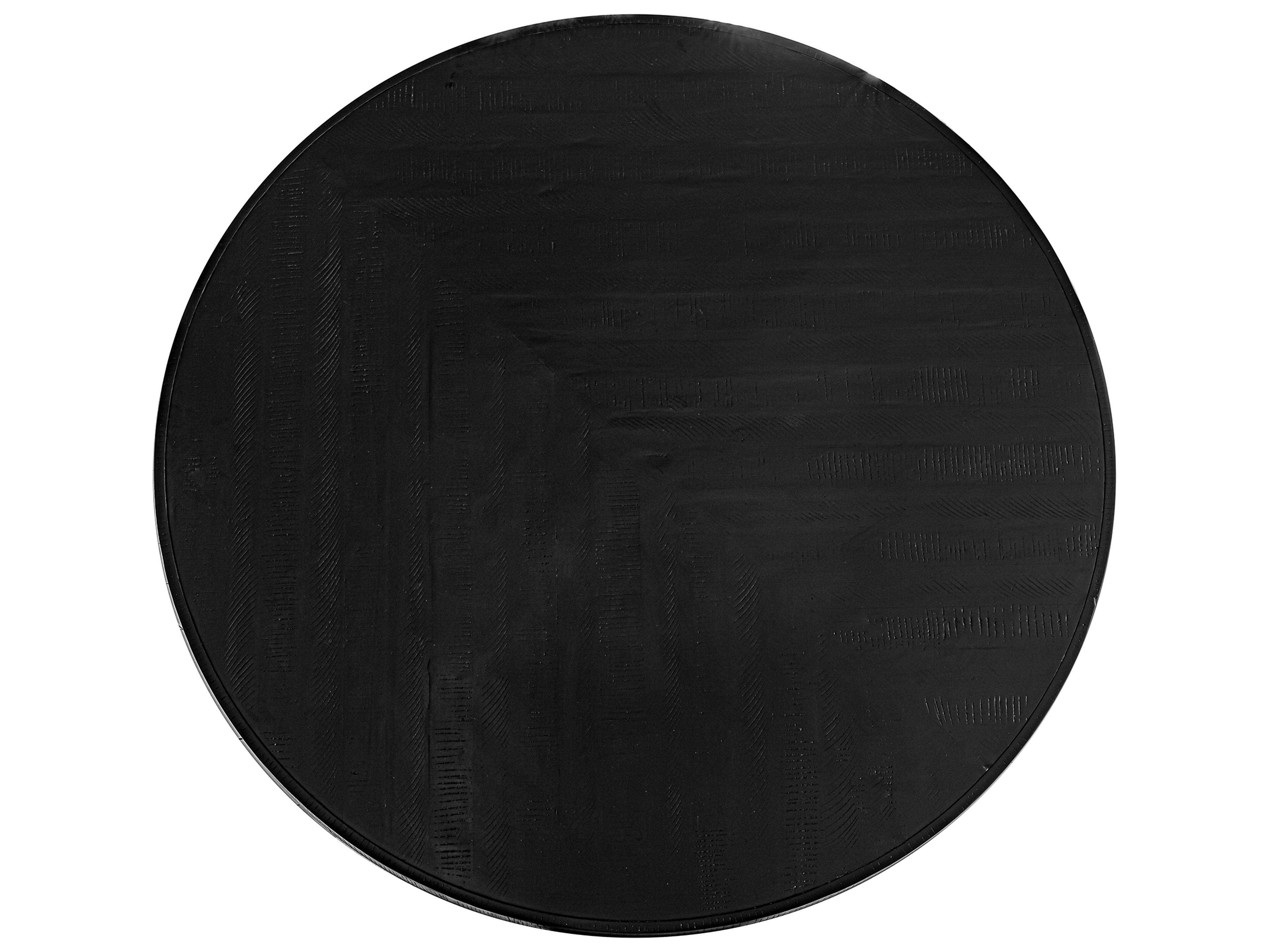 Moe's Home Parq Round Wood Black Dining Table