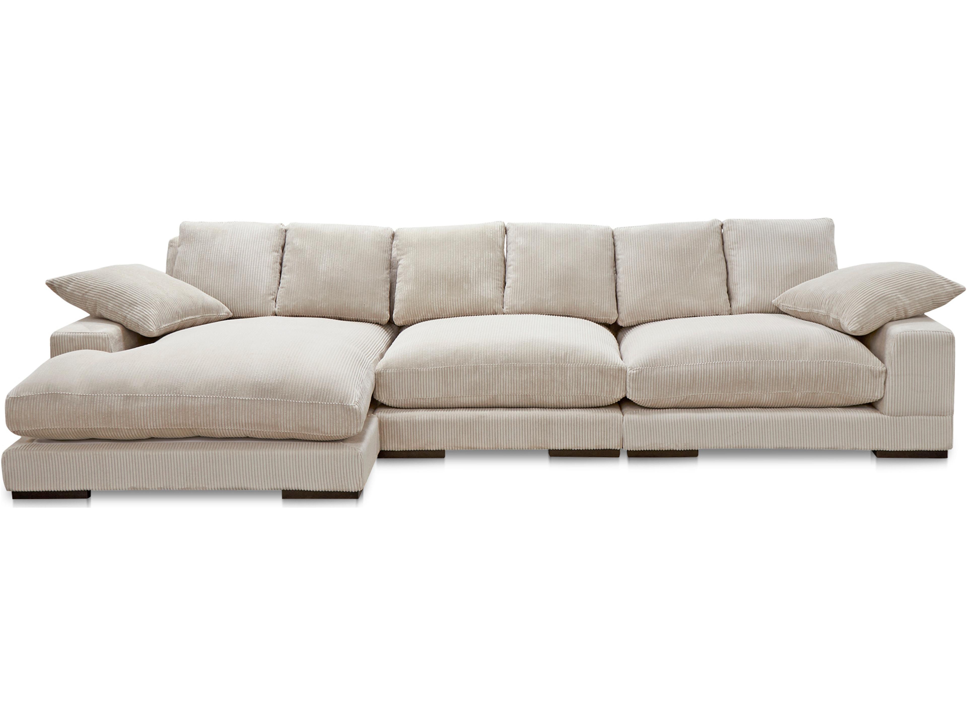 Plunge Large Sectional Cappuccino