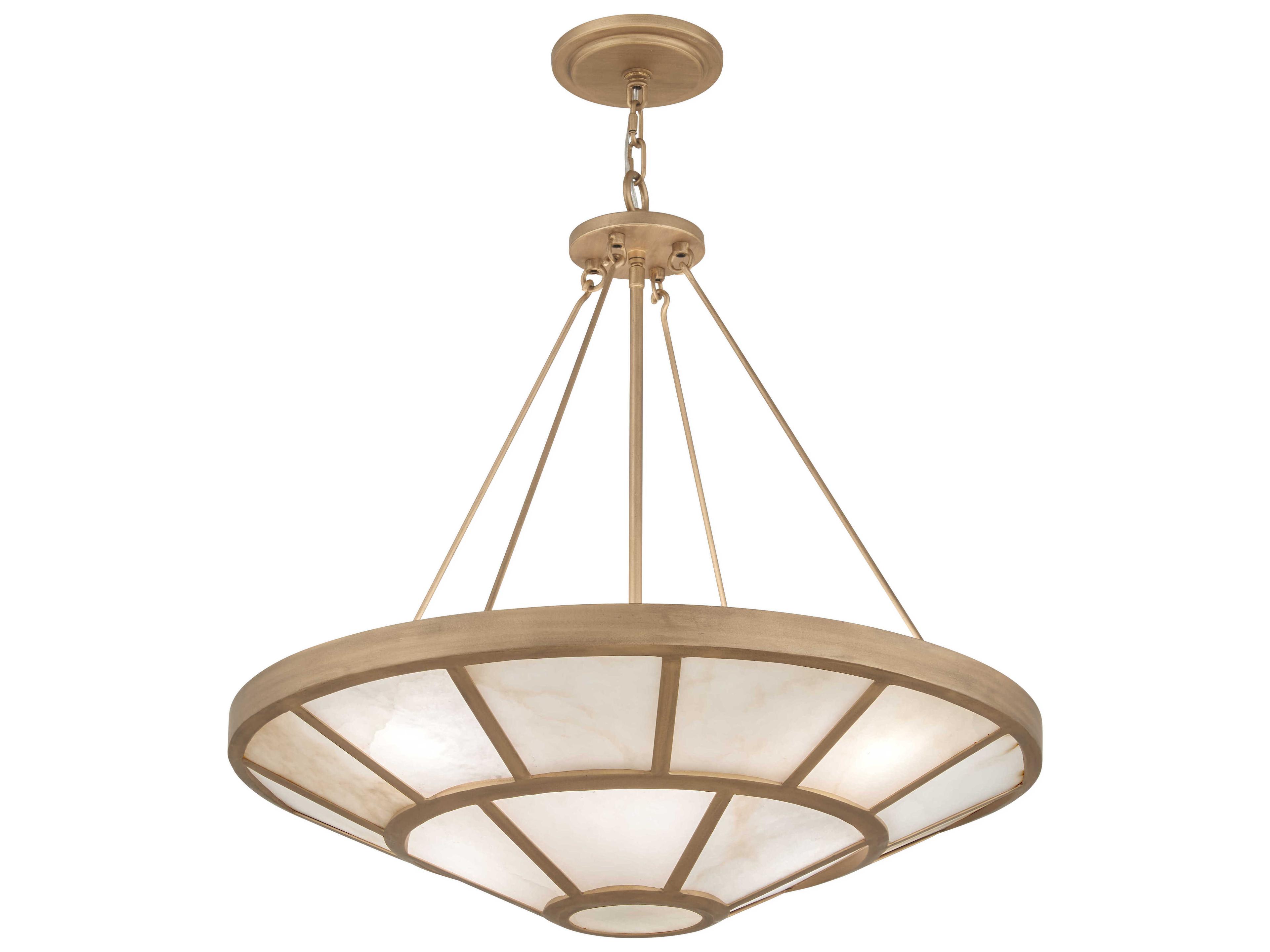 Istria 8-Light Ashen Gold Pendant