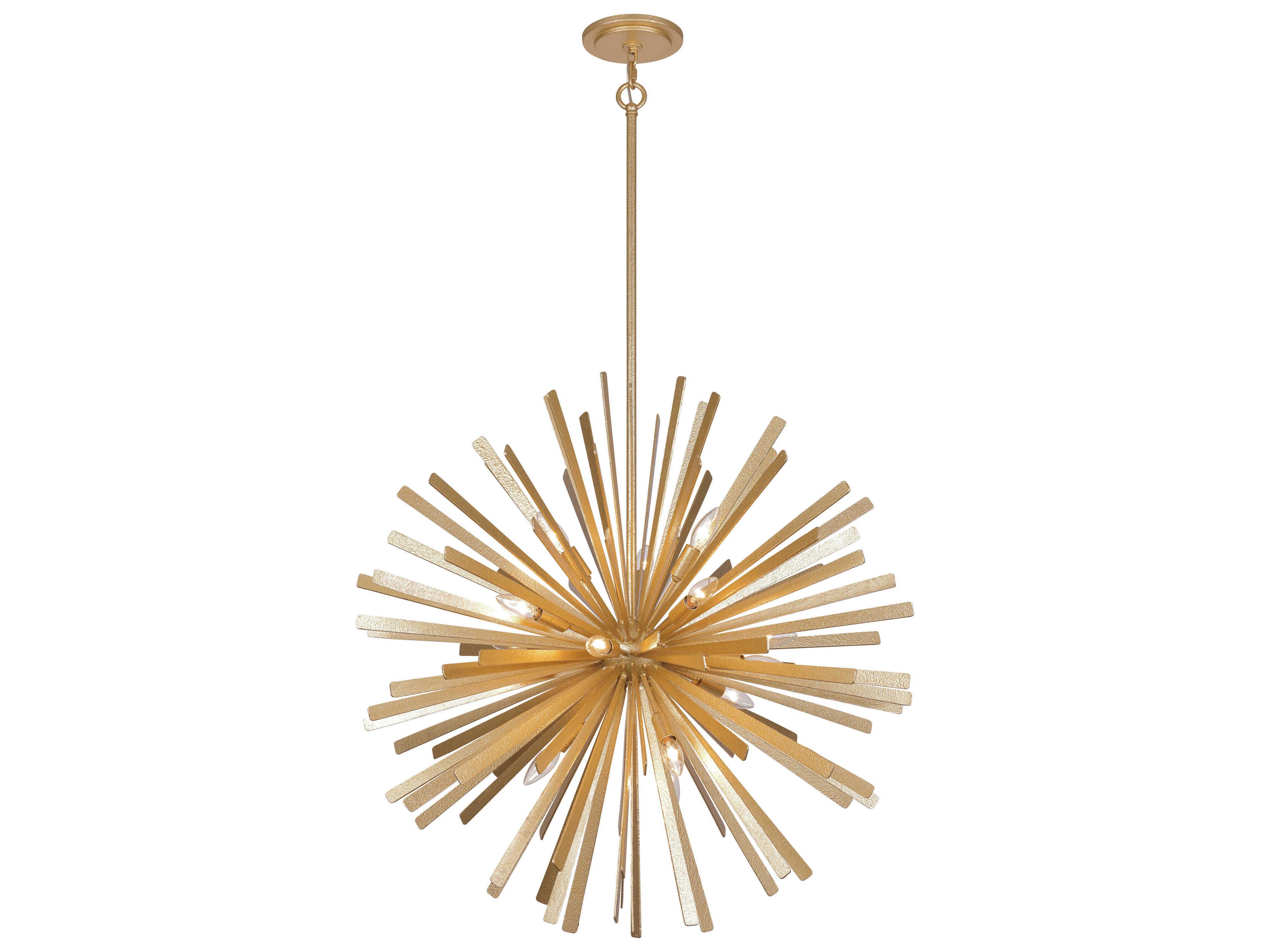 Confluence 16-Light Piastra Gold Sputnik Pendant