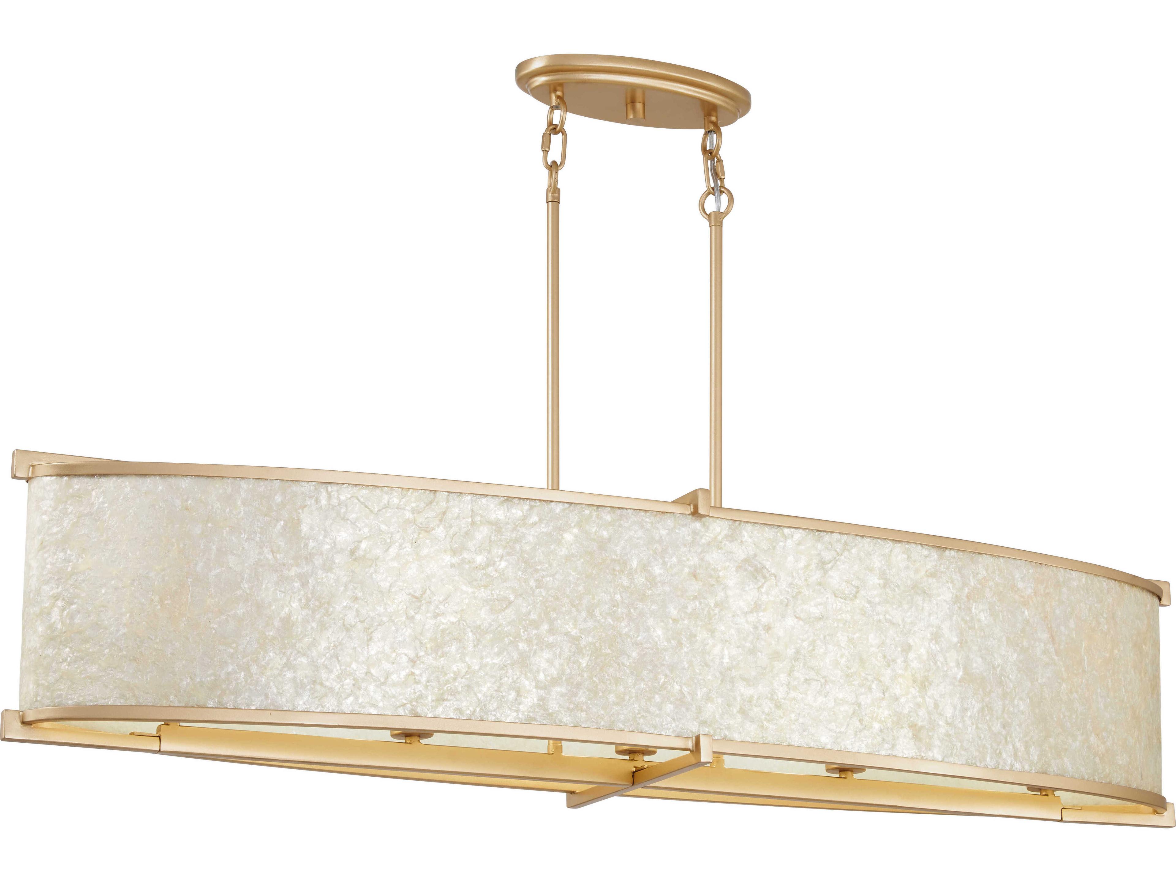 Sommers Bend 5-Light Fawn Gold Island Pendant