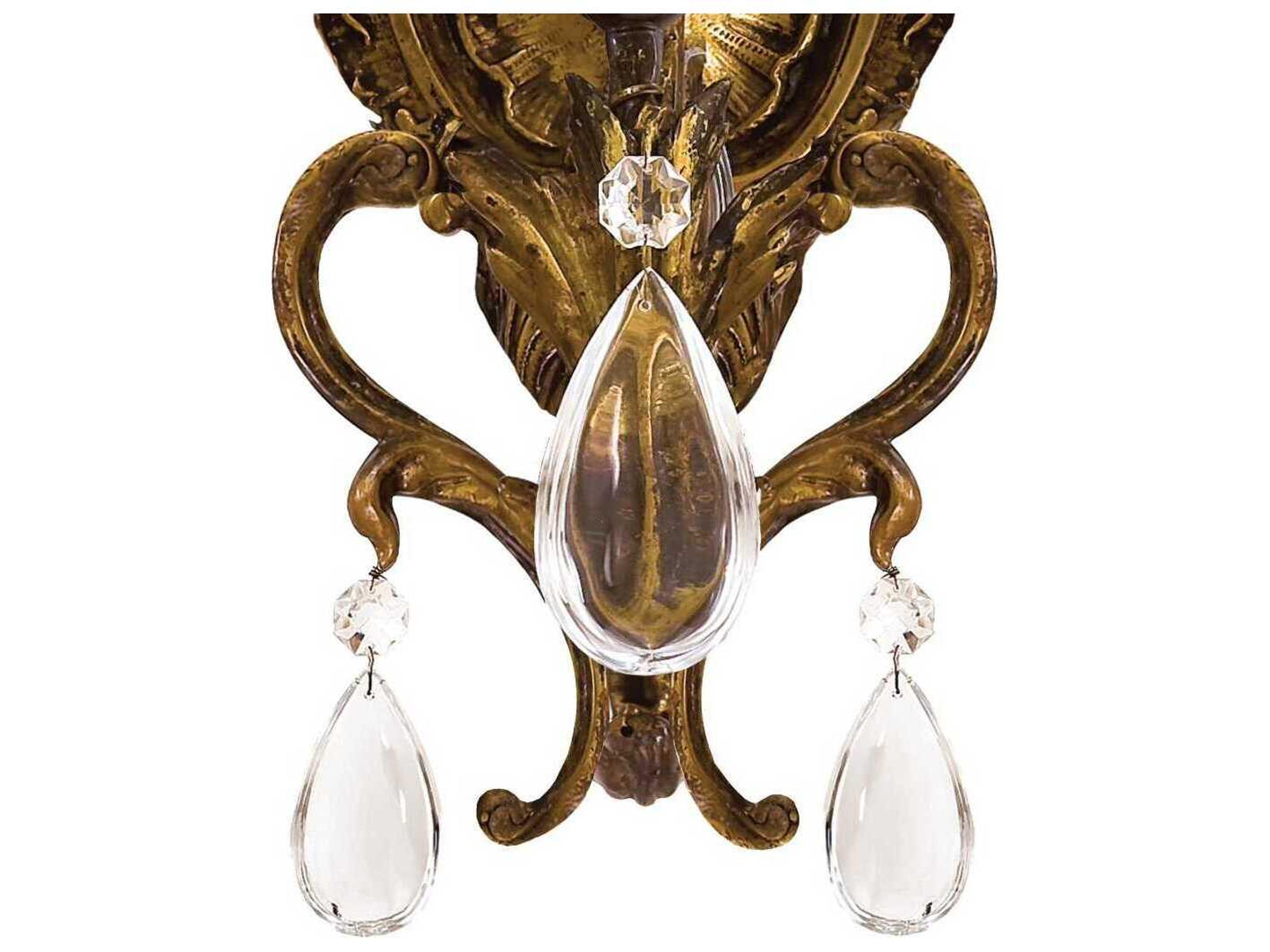 Metropolitan 1-Light Antique Bronze Patina Traditional Wall Sconce