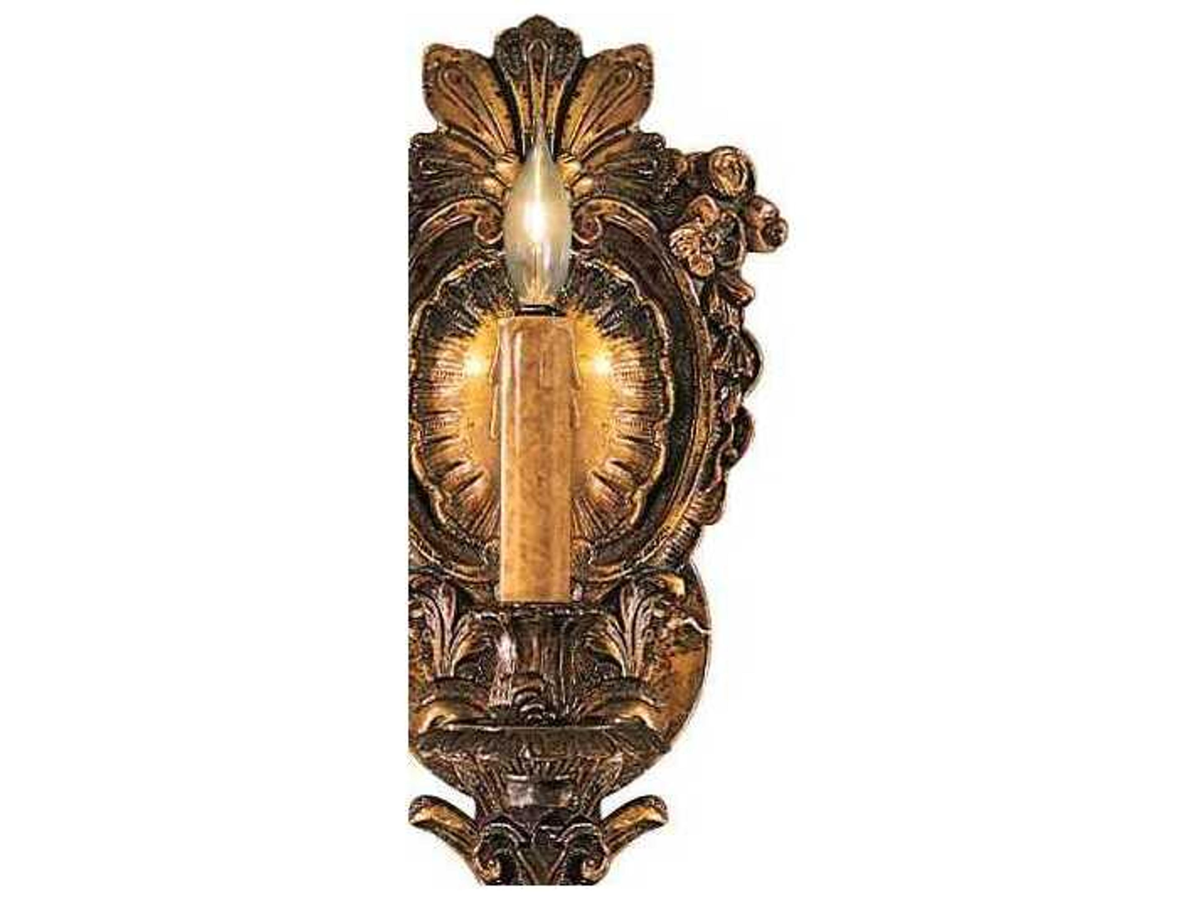Metropolitan 1-Light Oxide Brass Traditional Wall Sconce