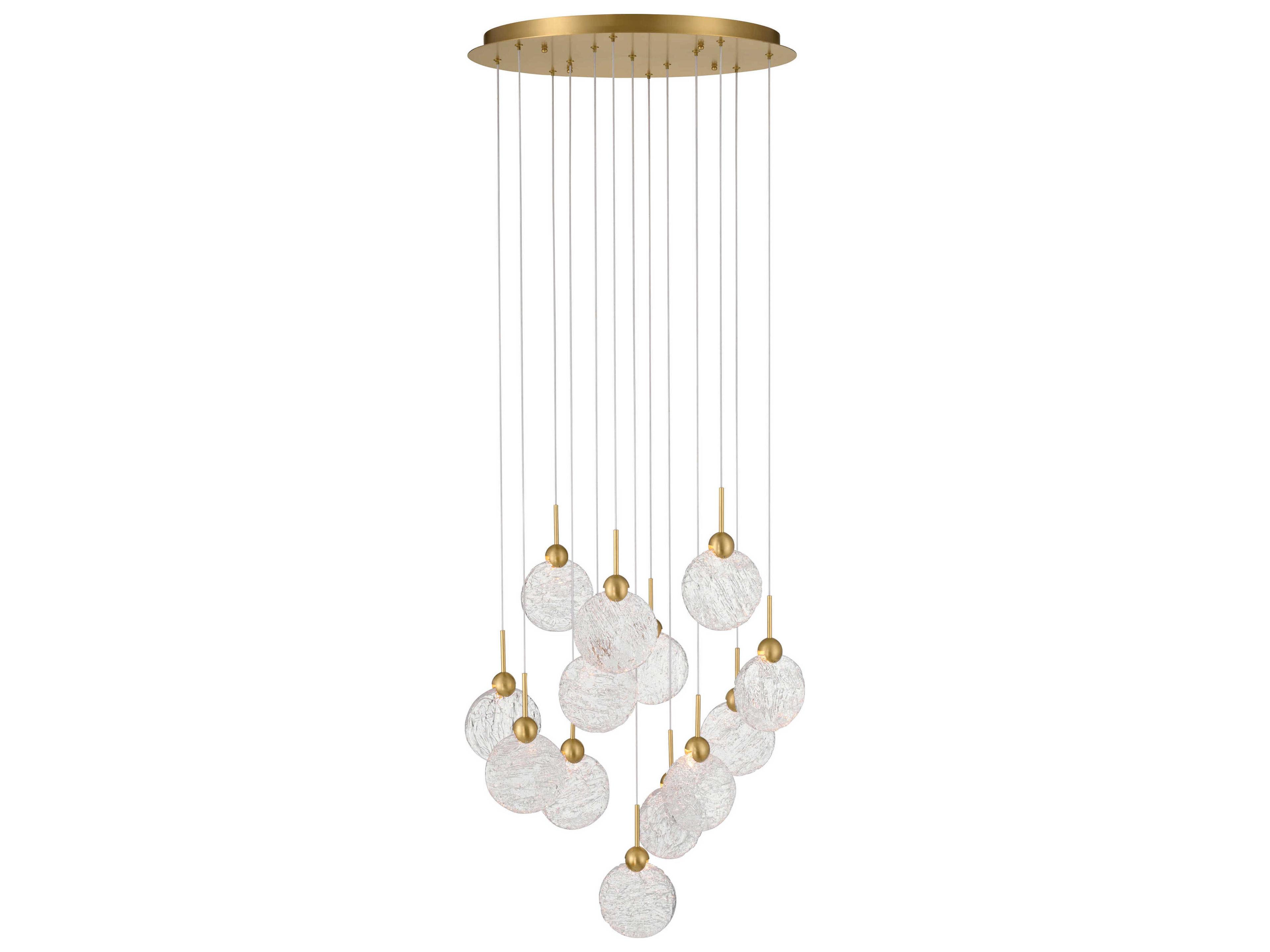 Briselle Legacy Brass Round Pendant
