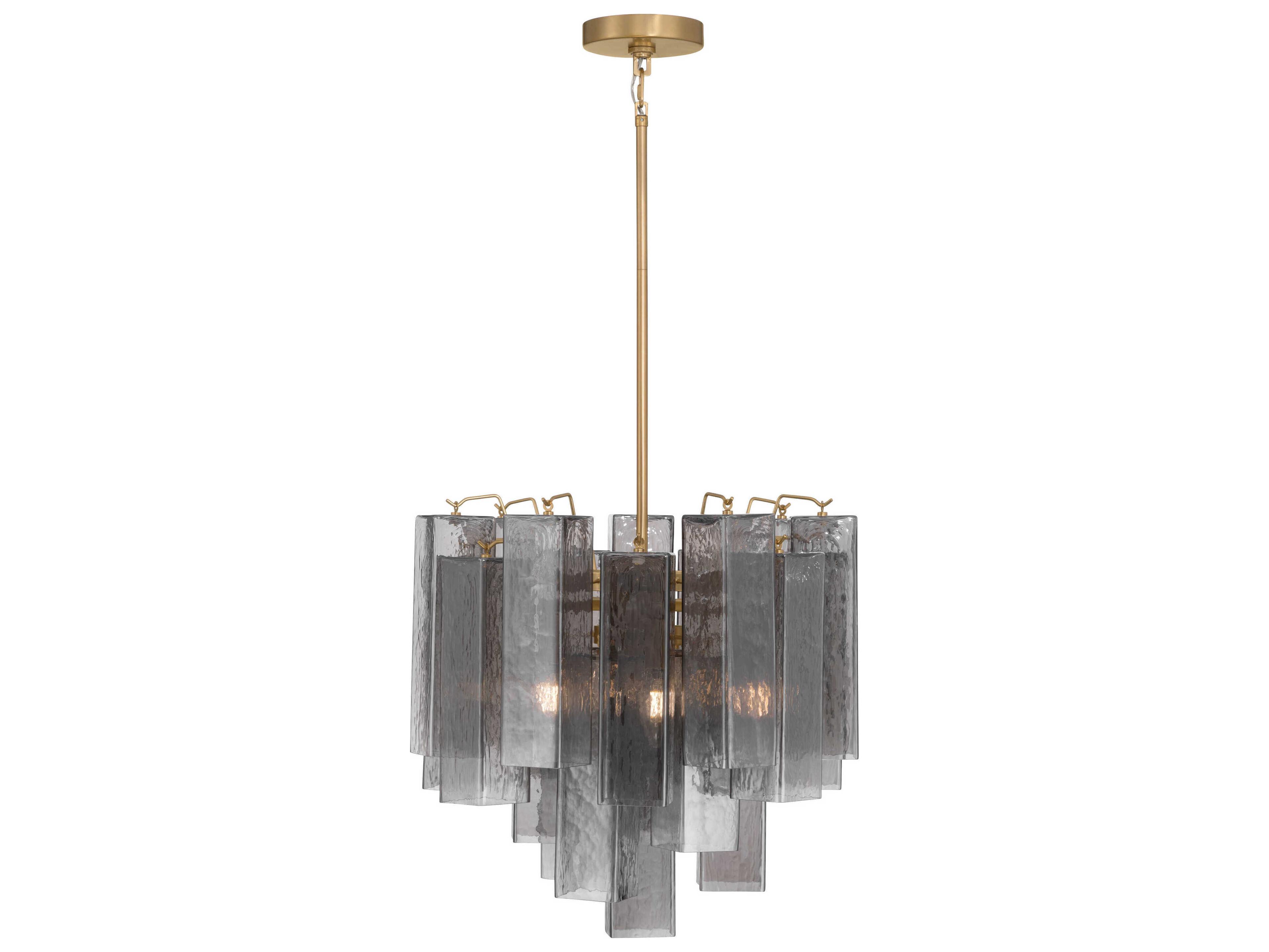 Torvento 6-Light Legacy Brass Globe Geometric Pendant