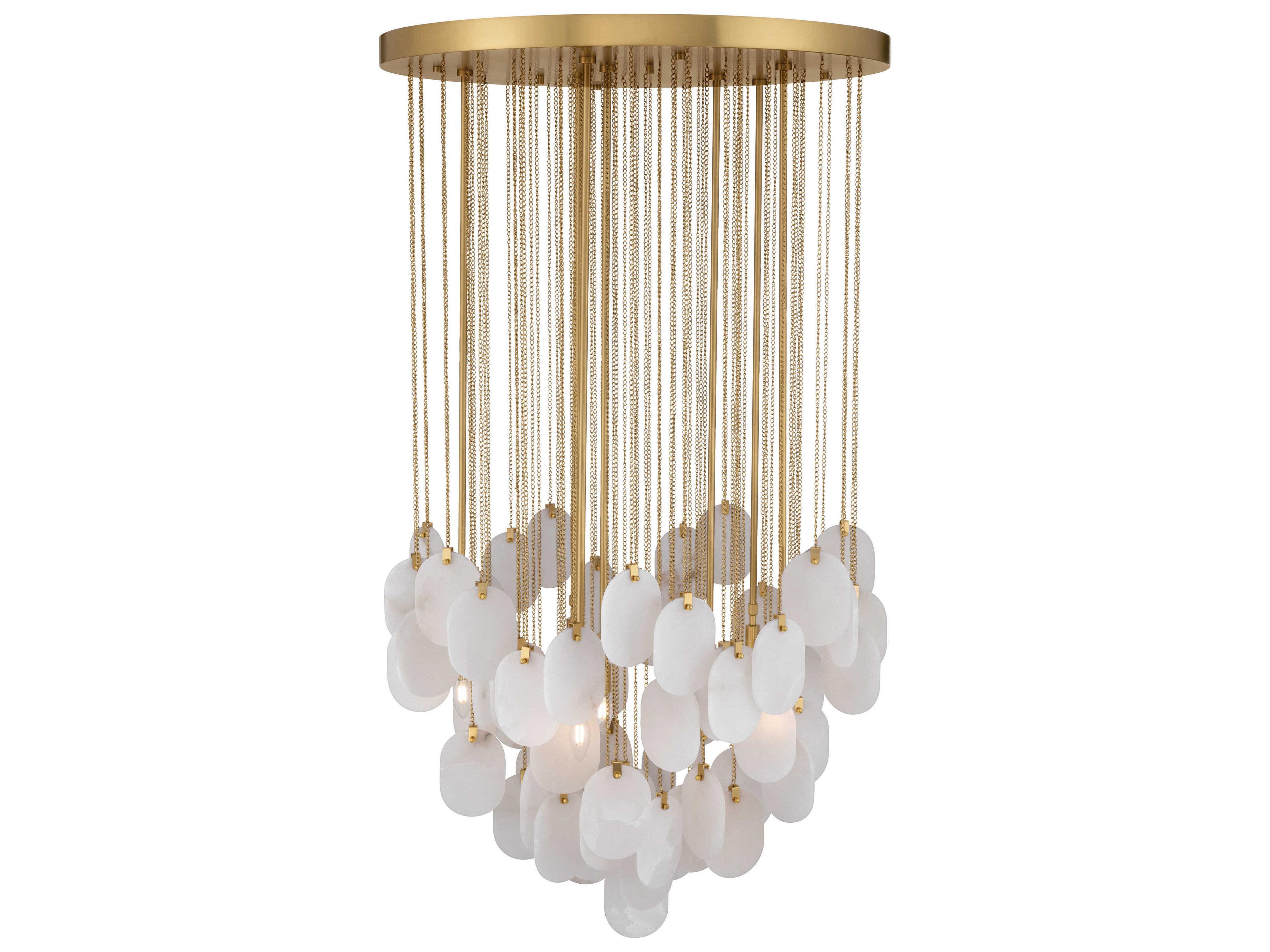 Velisse 8-Light Legacy Brass Pendant