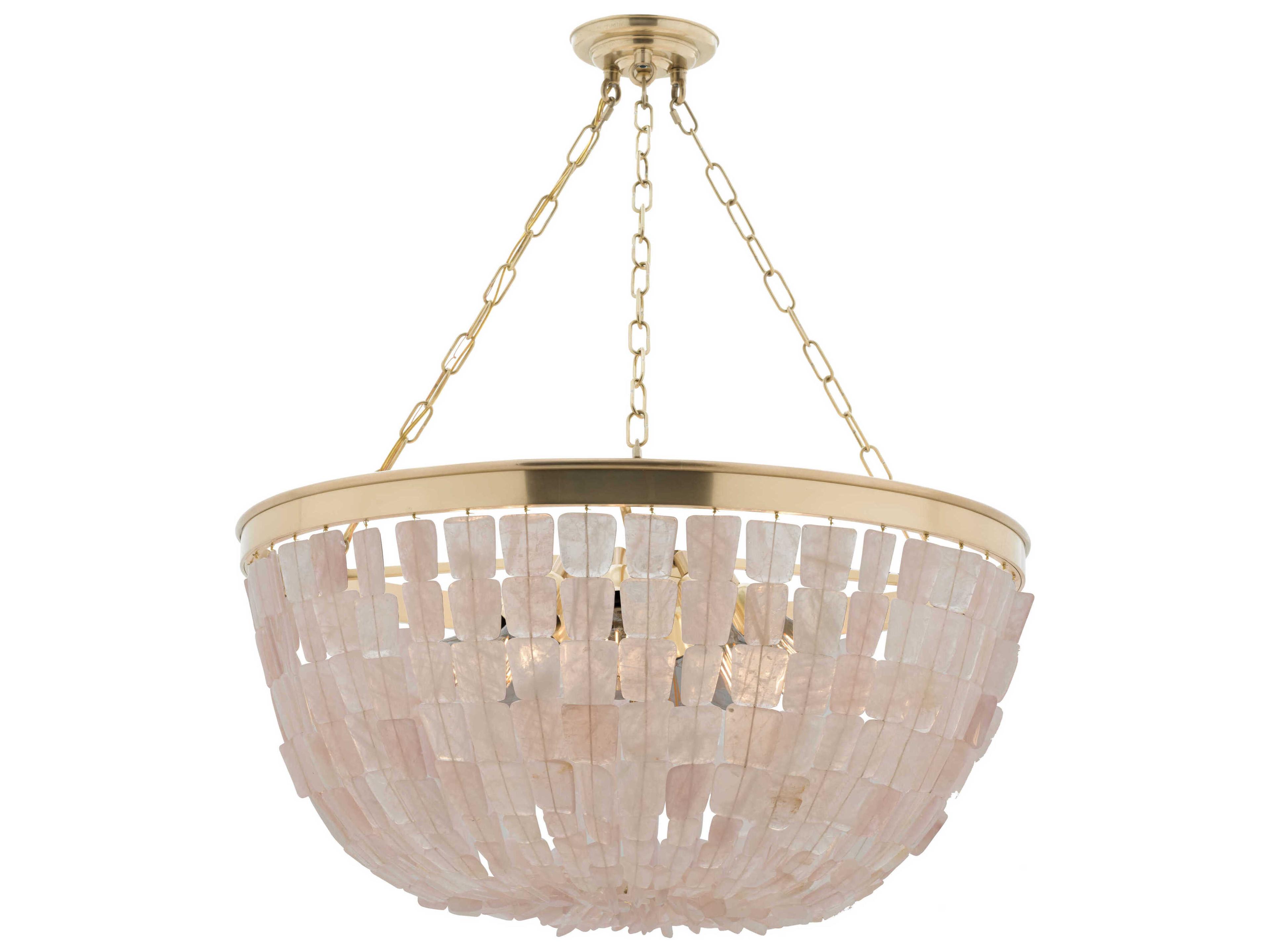 Metropolitan Flotsam 8-Light Brass Bowl Pendant