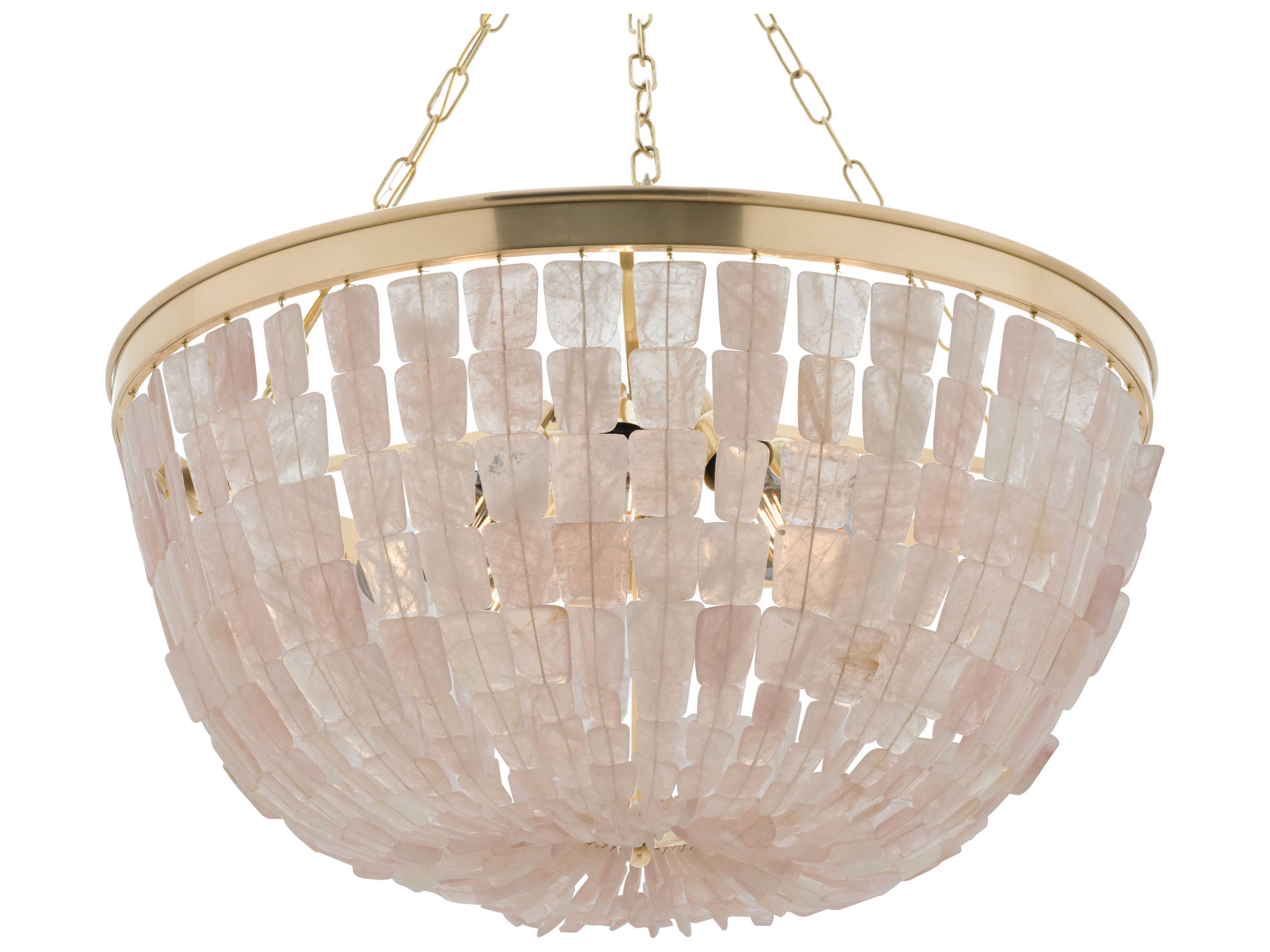 Metropolitan Flotsam 8-Light Brass Bowl Pendant