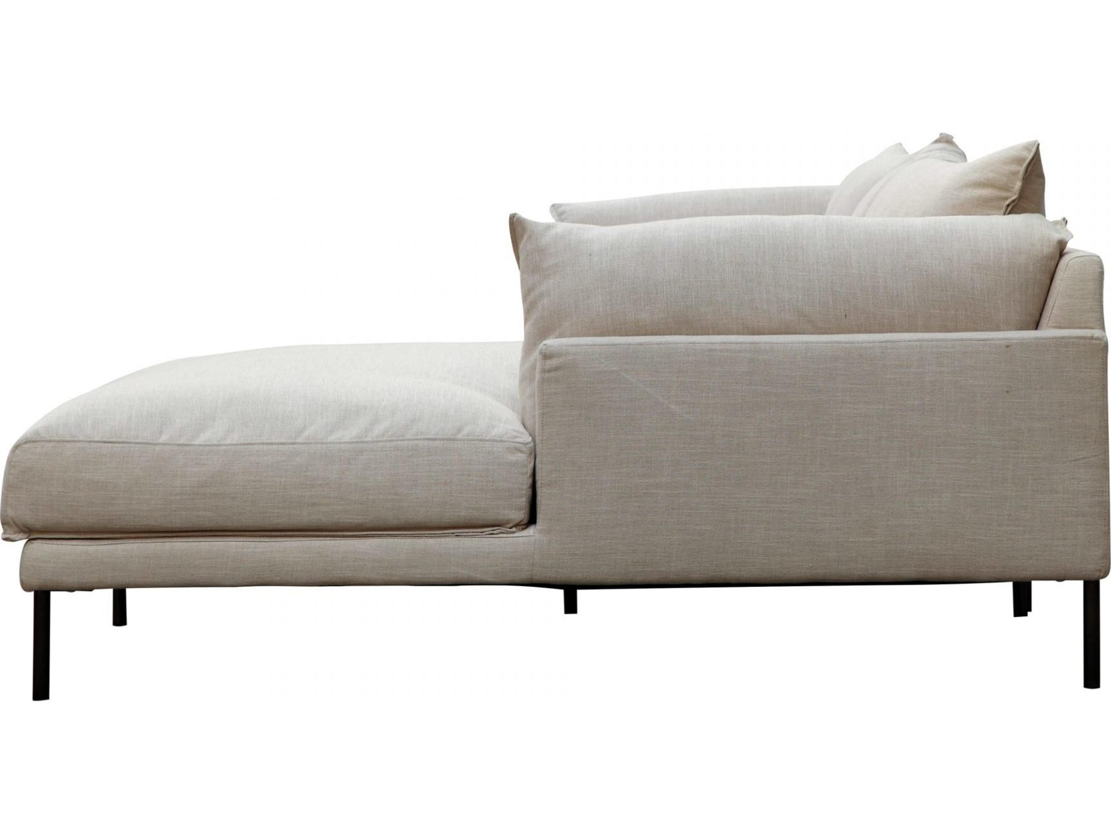 Moe's Home Brown Upholstered Sectional Sofa