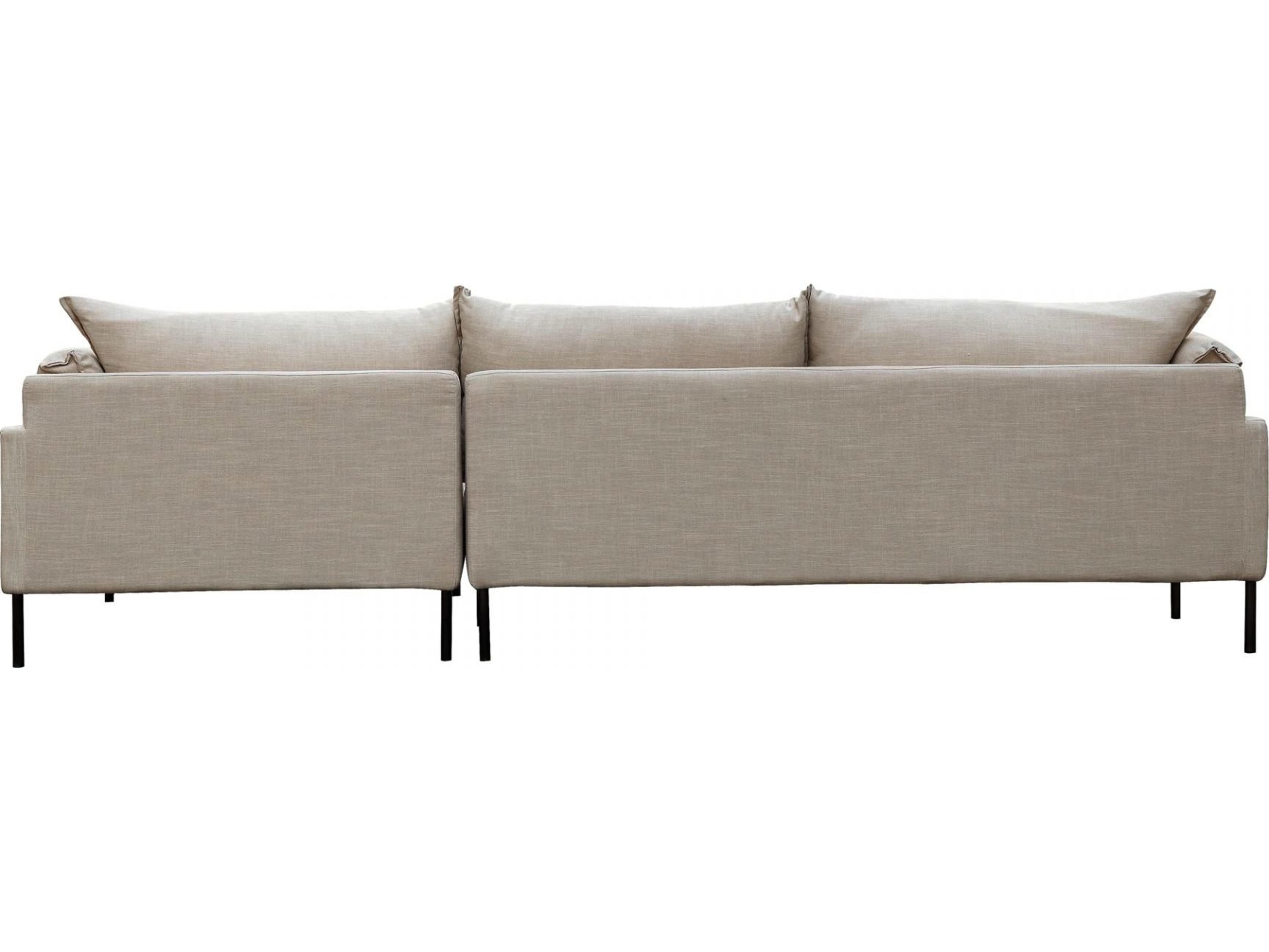 Moe's Home Brown Upholstered Sectional Sofa