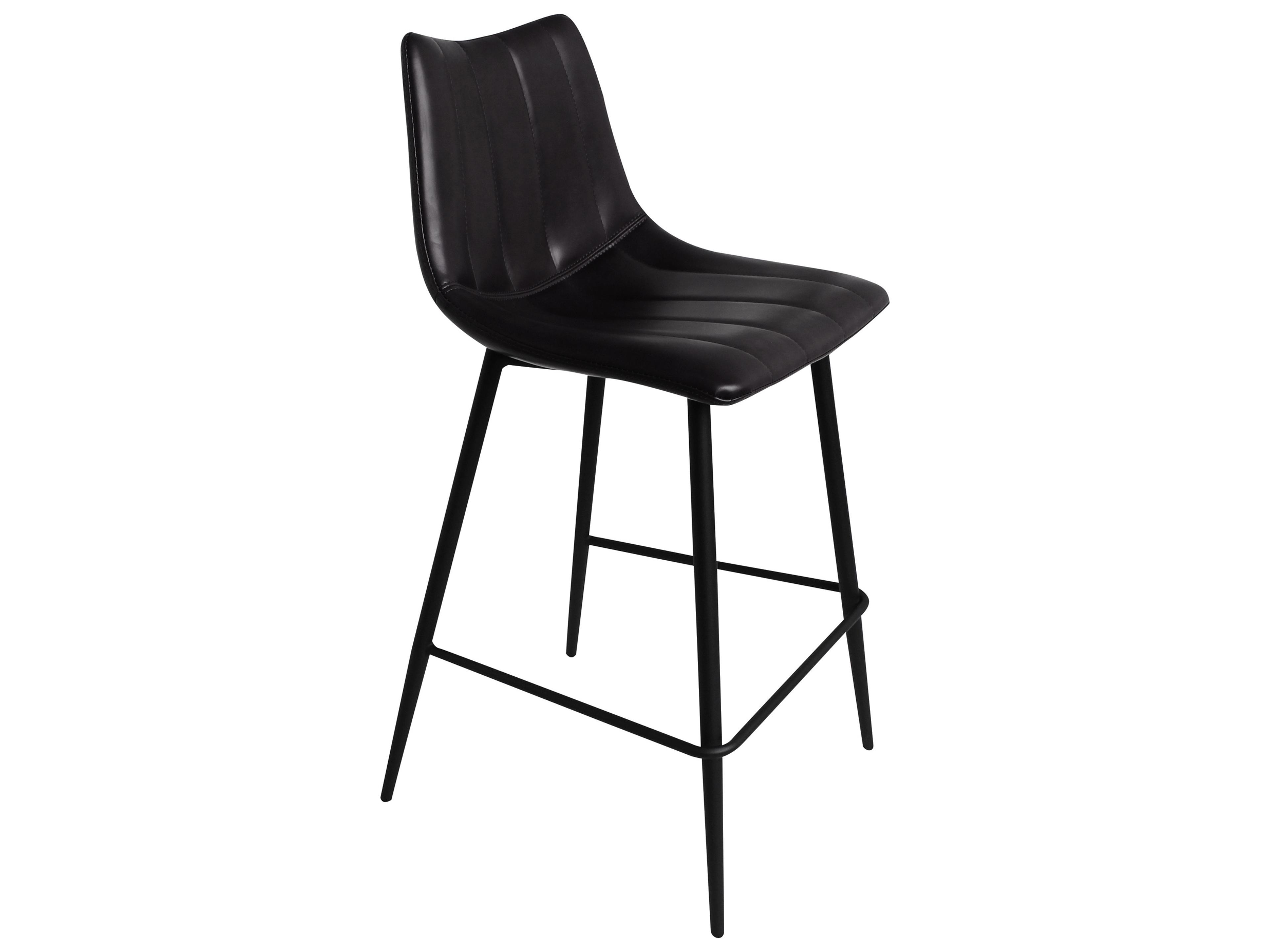 Moe's Home Alibi Ply Wood Black Counter Stool - Set of Two