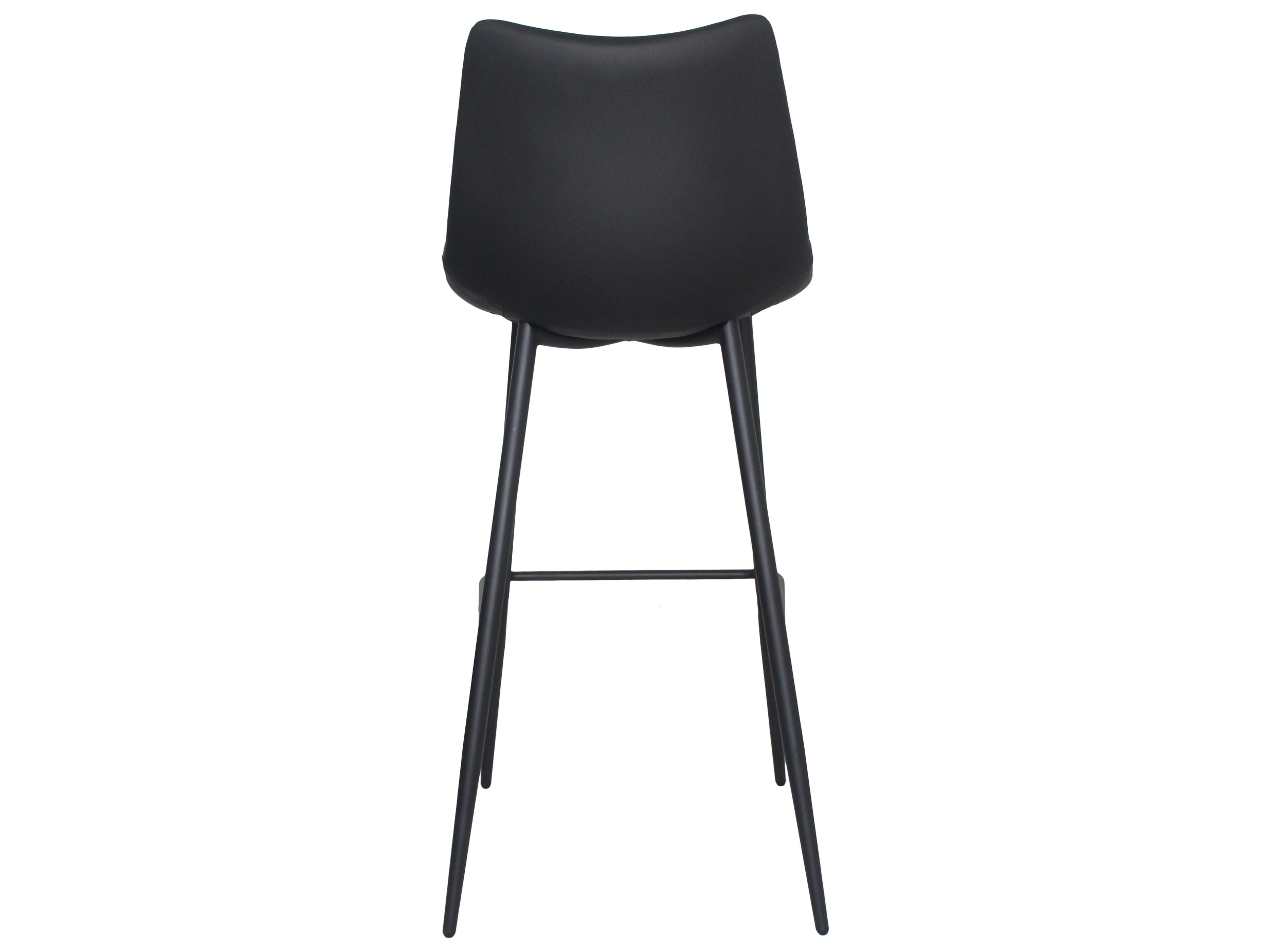 Moe's Home Alibi Ply Wood Black Bar Stool - Set of Two