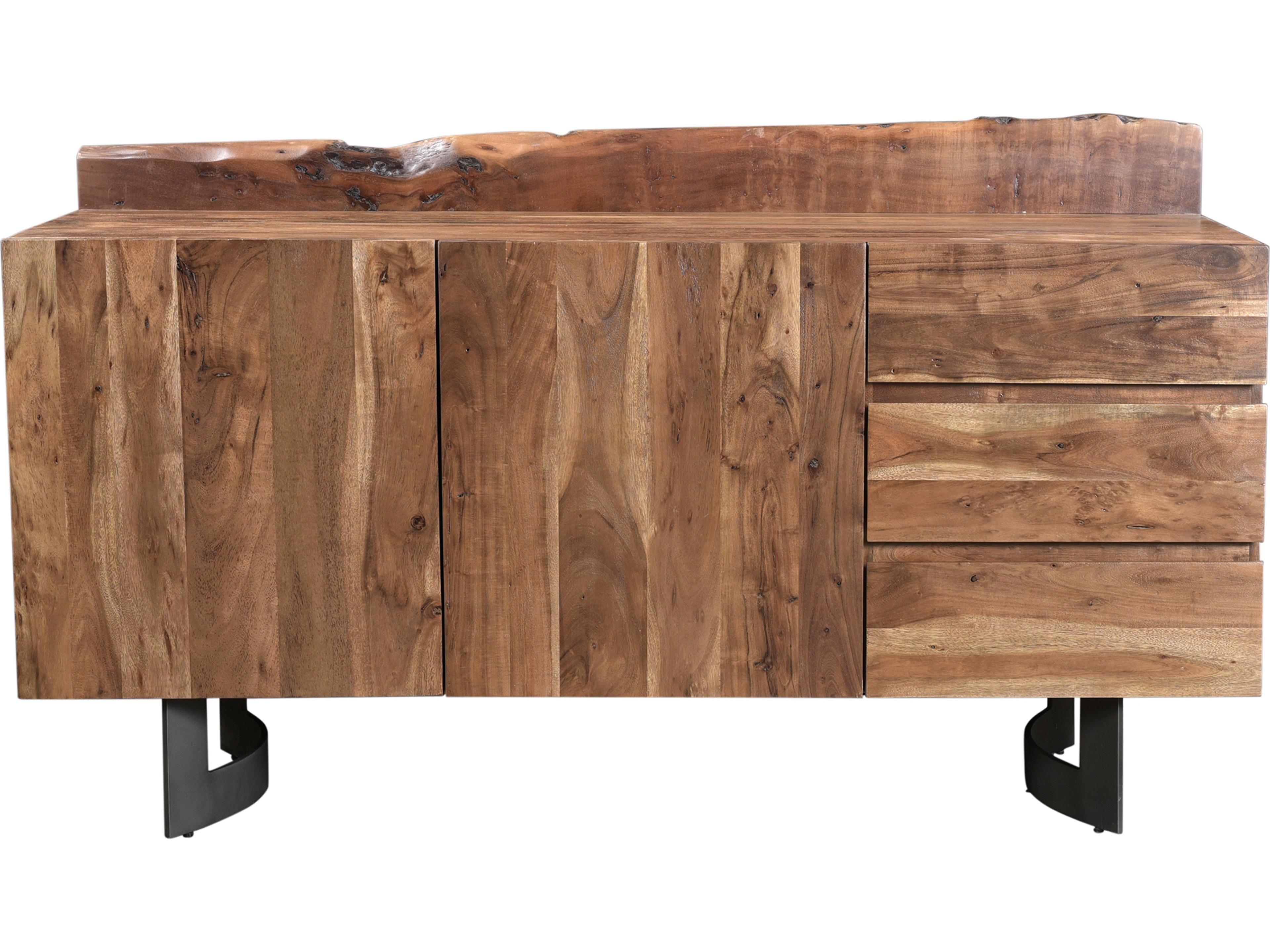 Moe's Home Bent 66" Acacia Wood Brown Sideboard