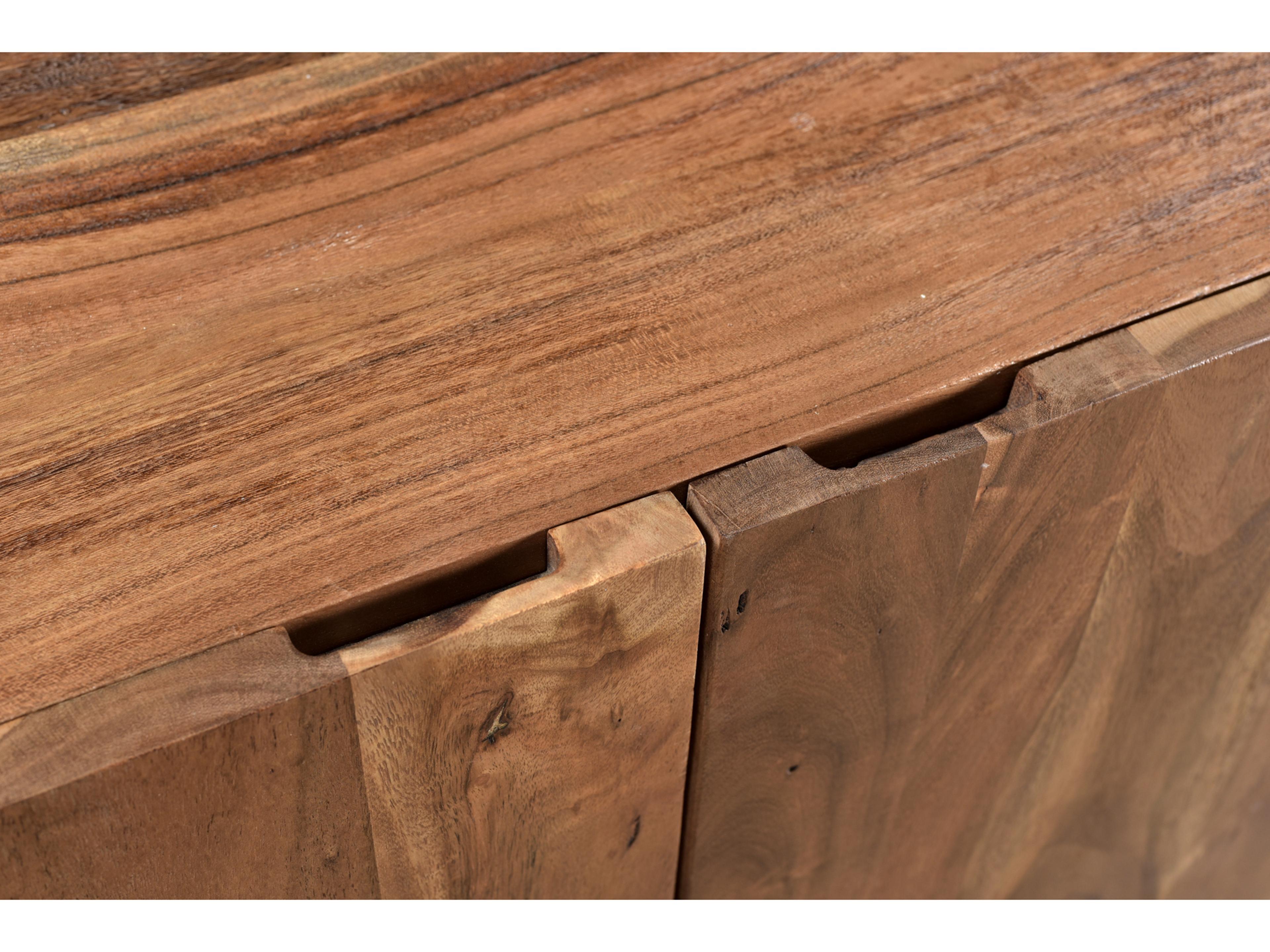 Moe's Home Bent 66" Acacia Wood Brown Sideboard