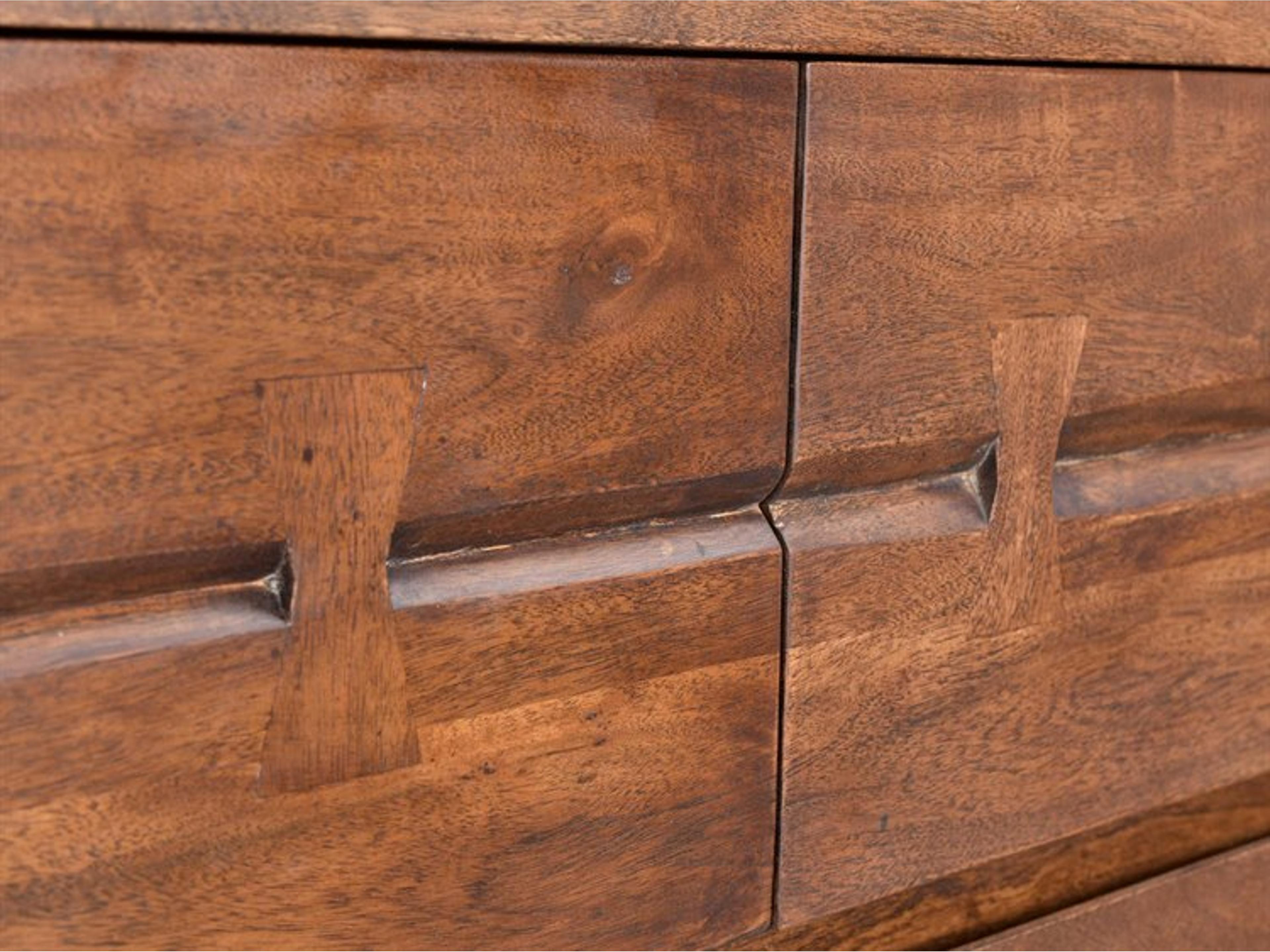 Moe's Home Madagascar 6-Drawers Acacia Wood Double Dresser